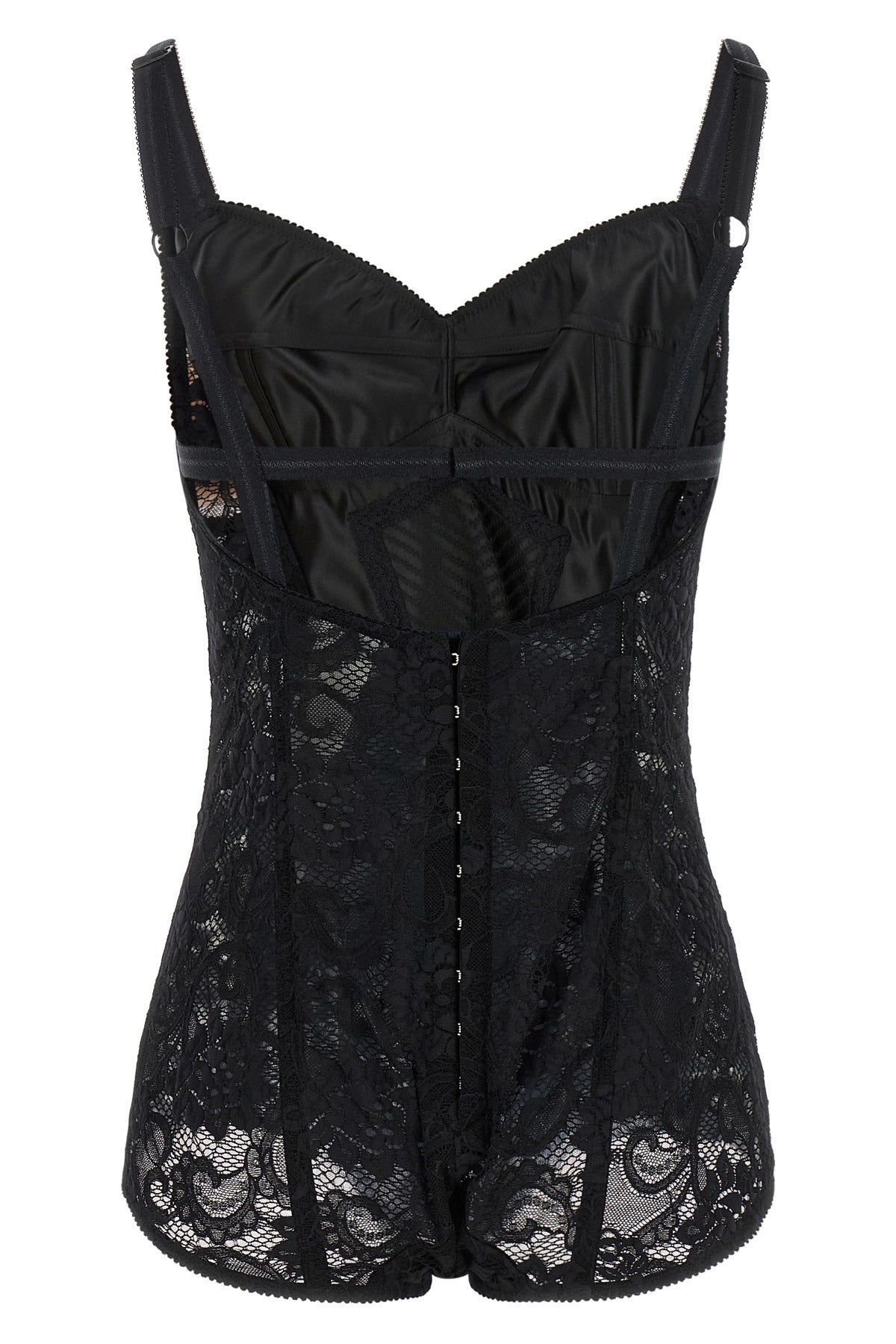 Dolce & Gabbana Боди-корсет из атласа и кружев - alternate view