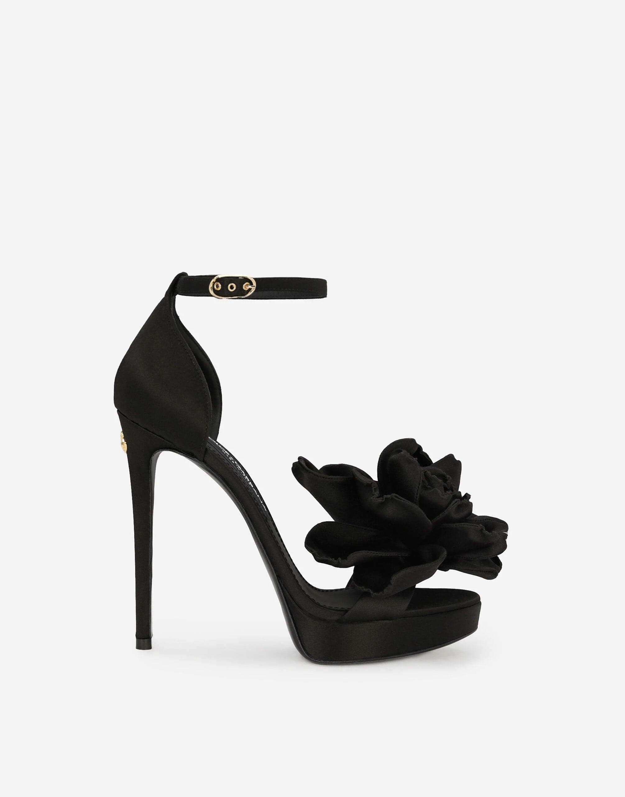 Dolce & Gabbana Satin Platform Sandals