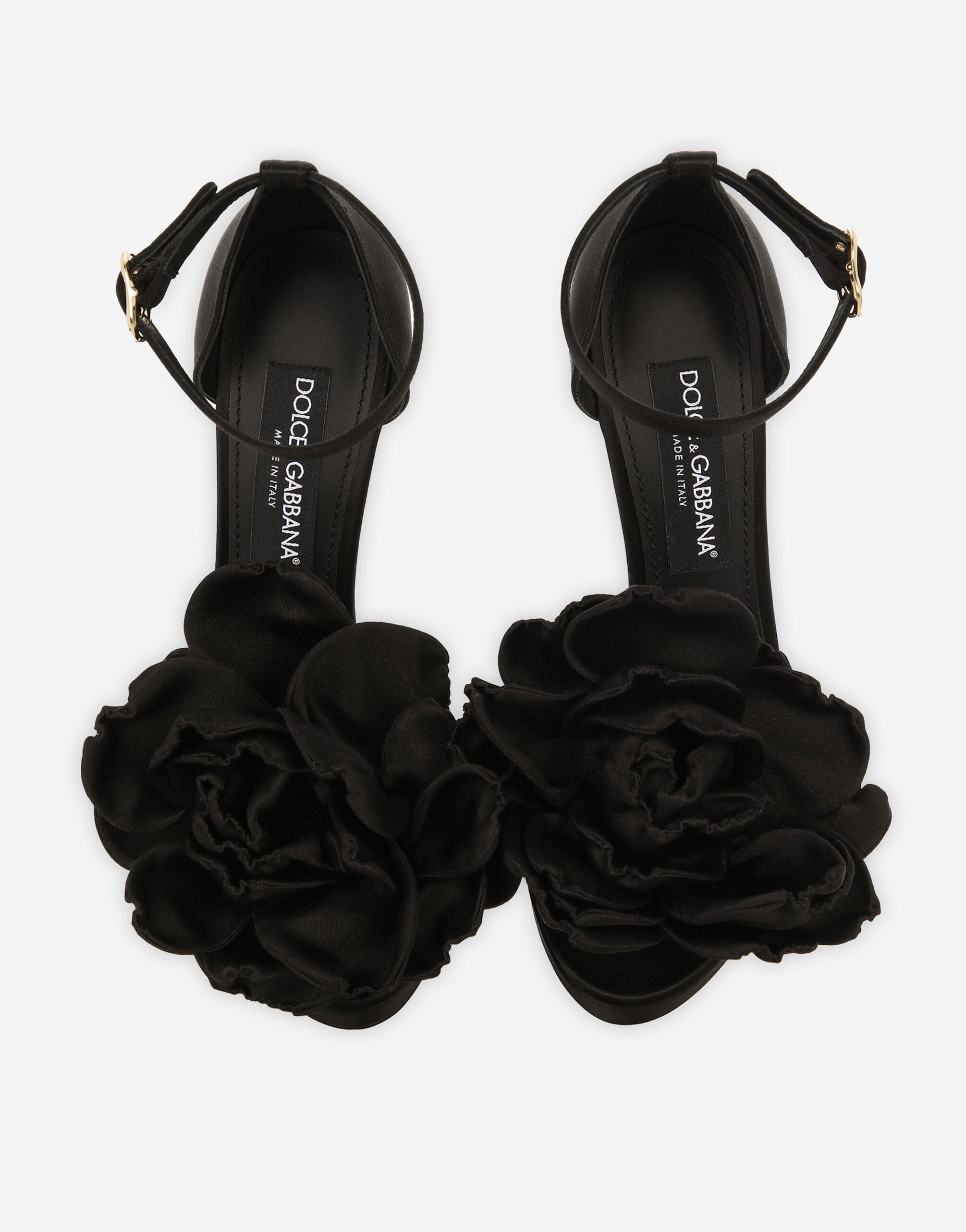 Dolce & Gabbana Satin Platform Sandals