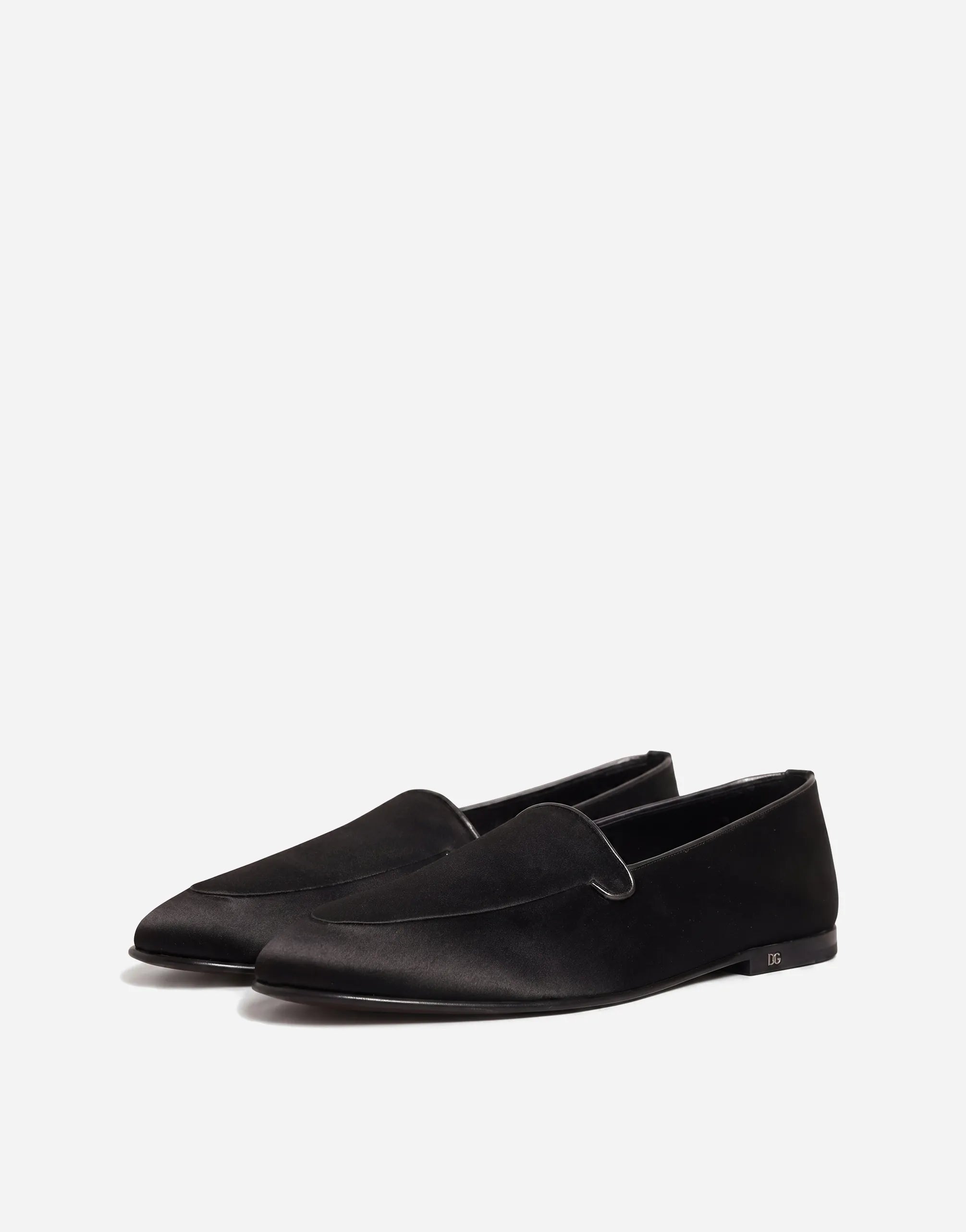 Dolce & Gabbana Dolce & Gabbana Satin Slip-On Formal Loafers