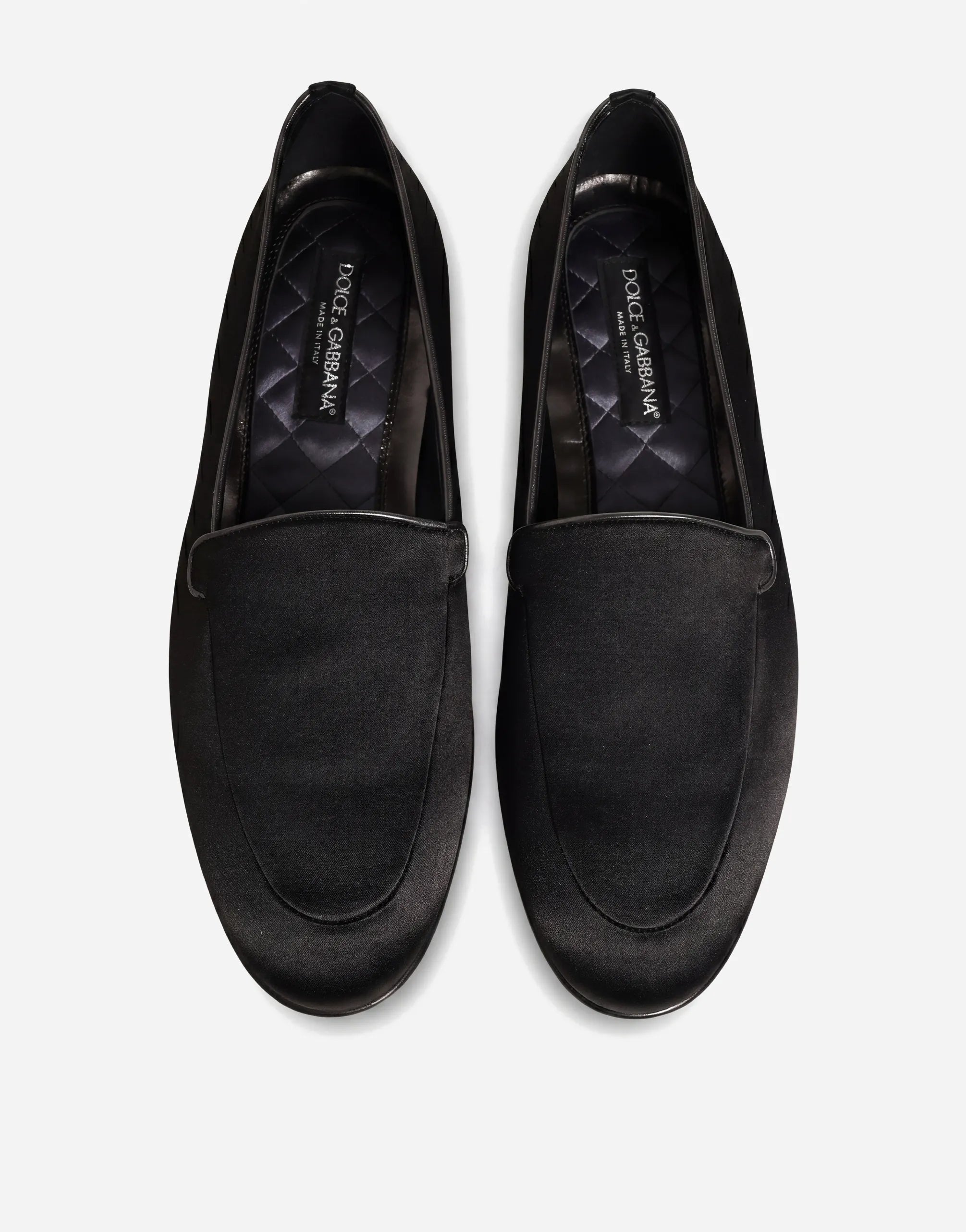 Dolce & Gabbana Dolce & Gabbana Satin Slip-On Formal Loafers