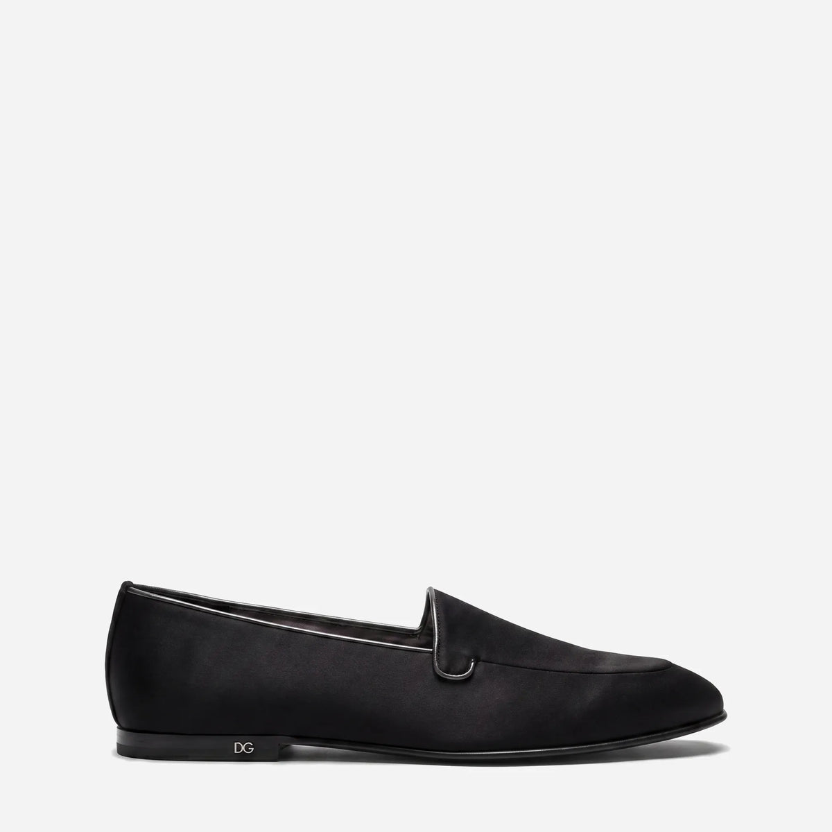 Dolce&Gabbana レザーローファー 9 革靴 Dolce & Gabbana サテン スリッポン フォーマルローファー | Sendegaro JP