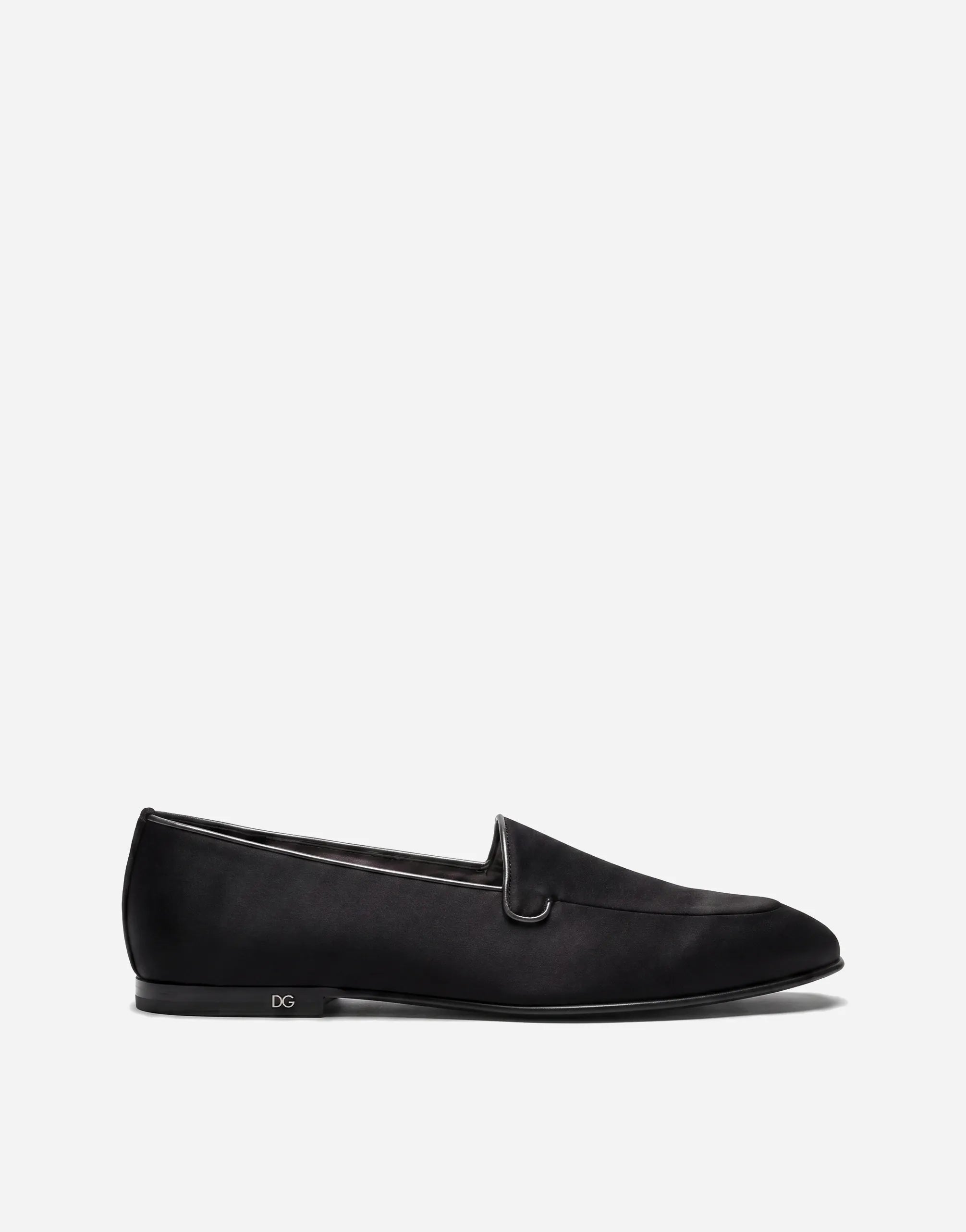 Dolce & Gabbana Dolce & Gabbana Satin Slip-On Formal Loafers