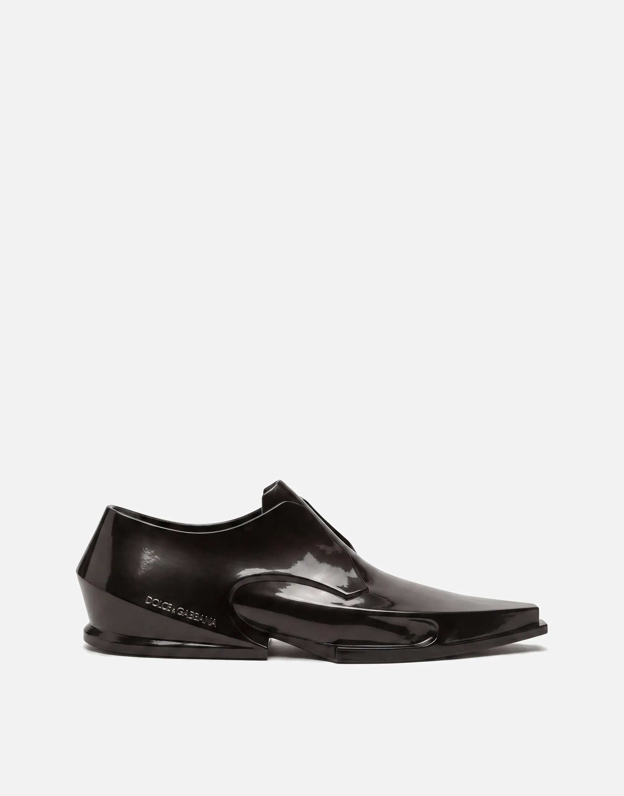 Dolce & Gabbana Dolce & Gabbana Sculpted Patent Derby Shoes