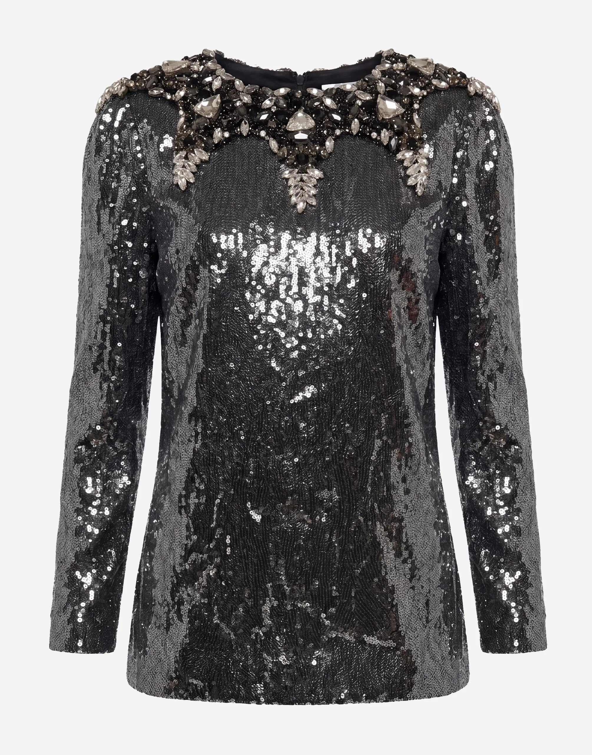 Dolce & Gabbana Dolce & Gabbana Sequin Embellished Long Sleeve Top