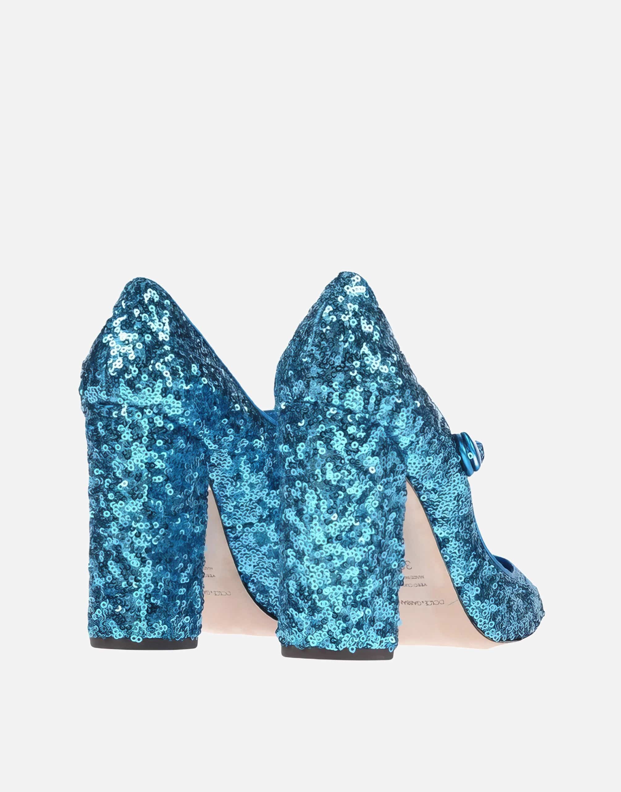 Dolce & Gabbana Sequin Mary Jane Pumps