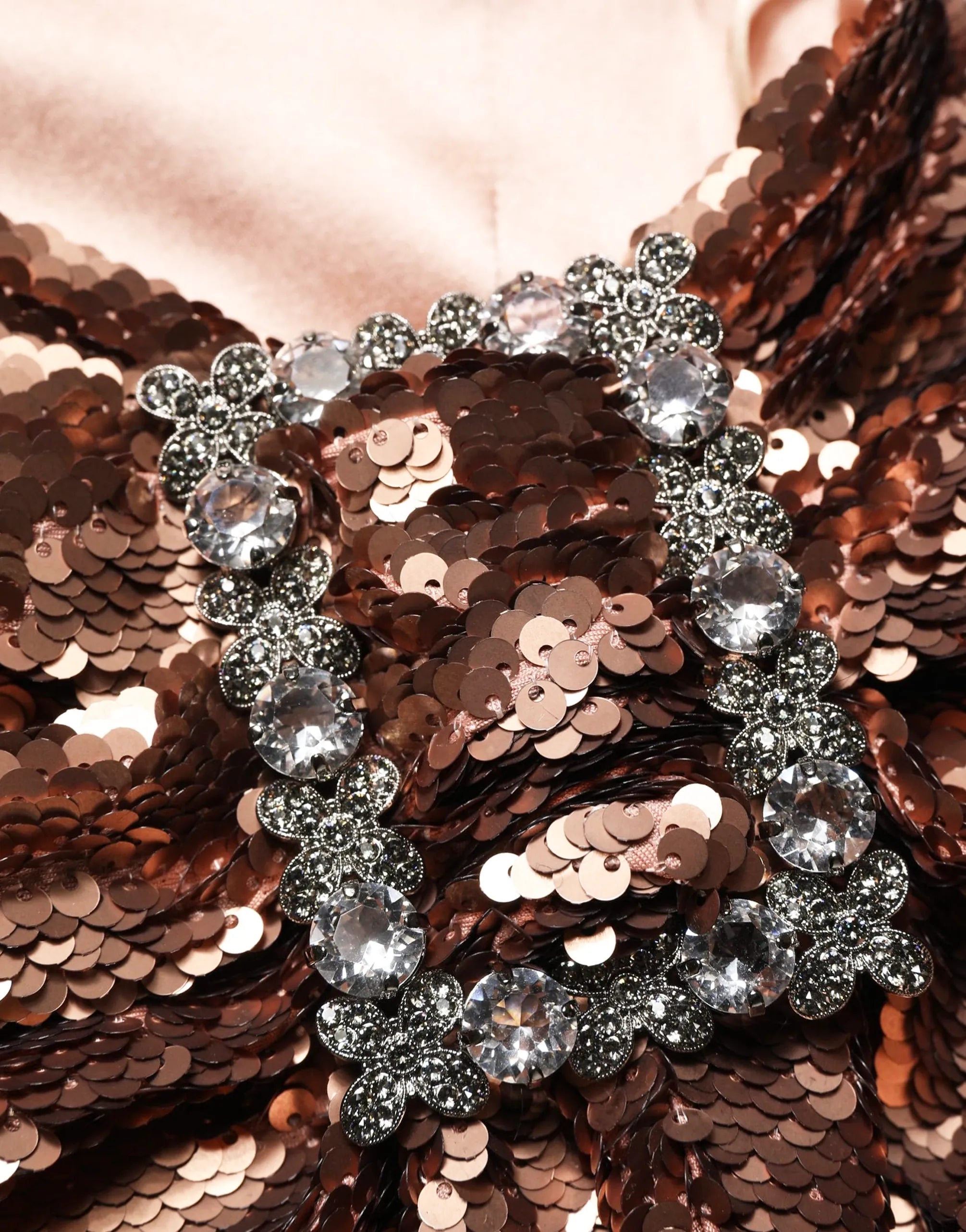 Dolce & Gabbana Sequin Maxi Skirt Side Slit