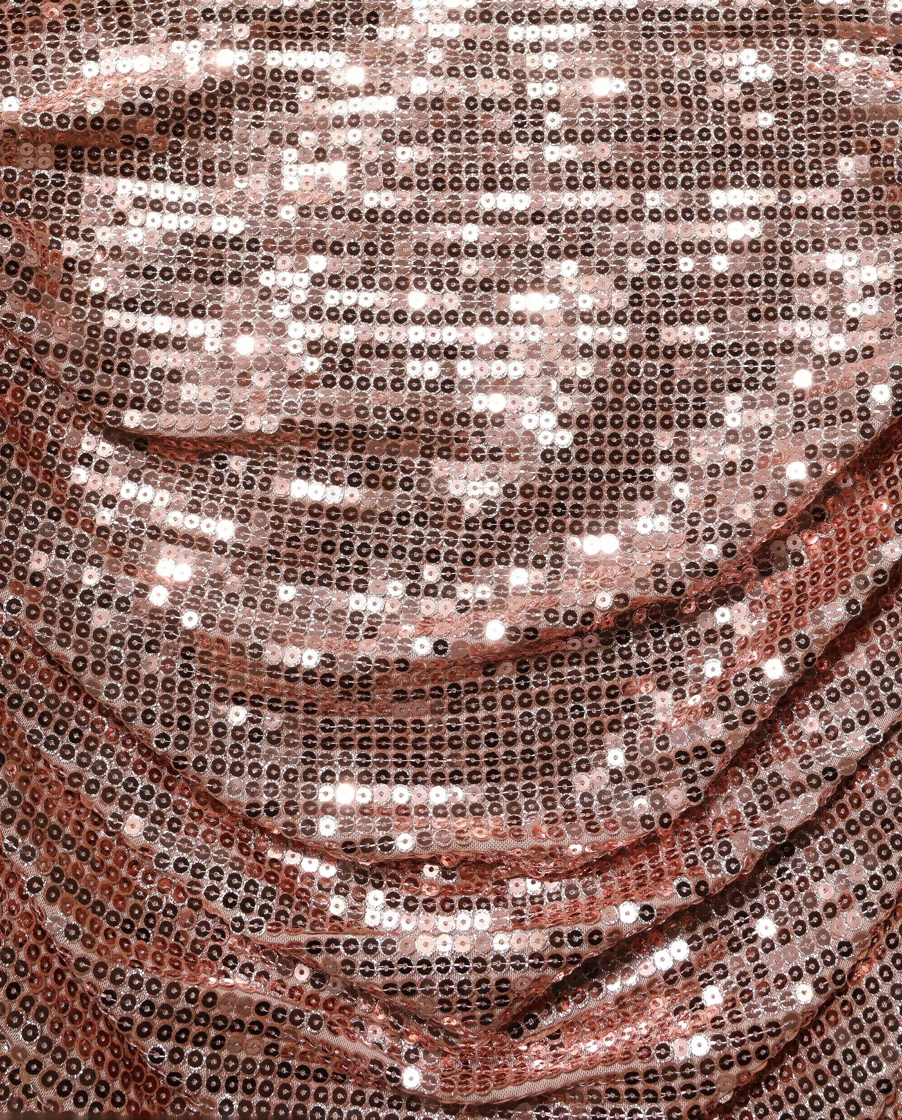Dolce & Gabbana Dolce & Gabbana Sequin Ruched Midi Skirt