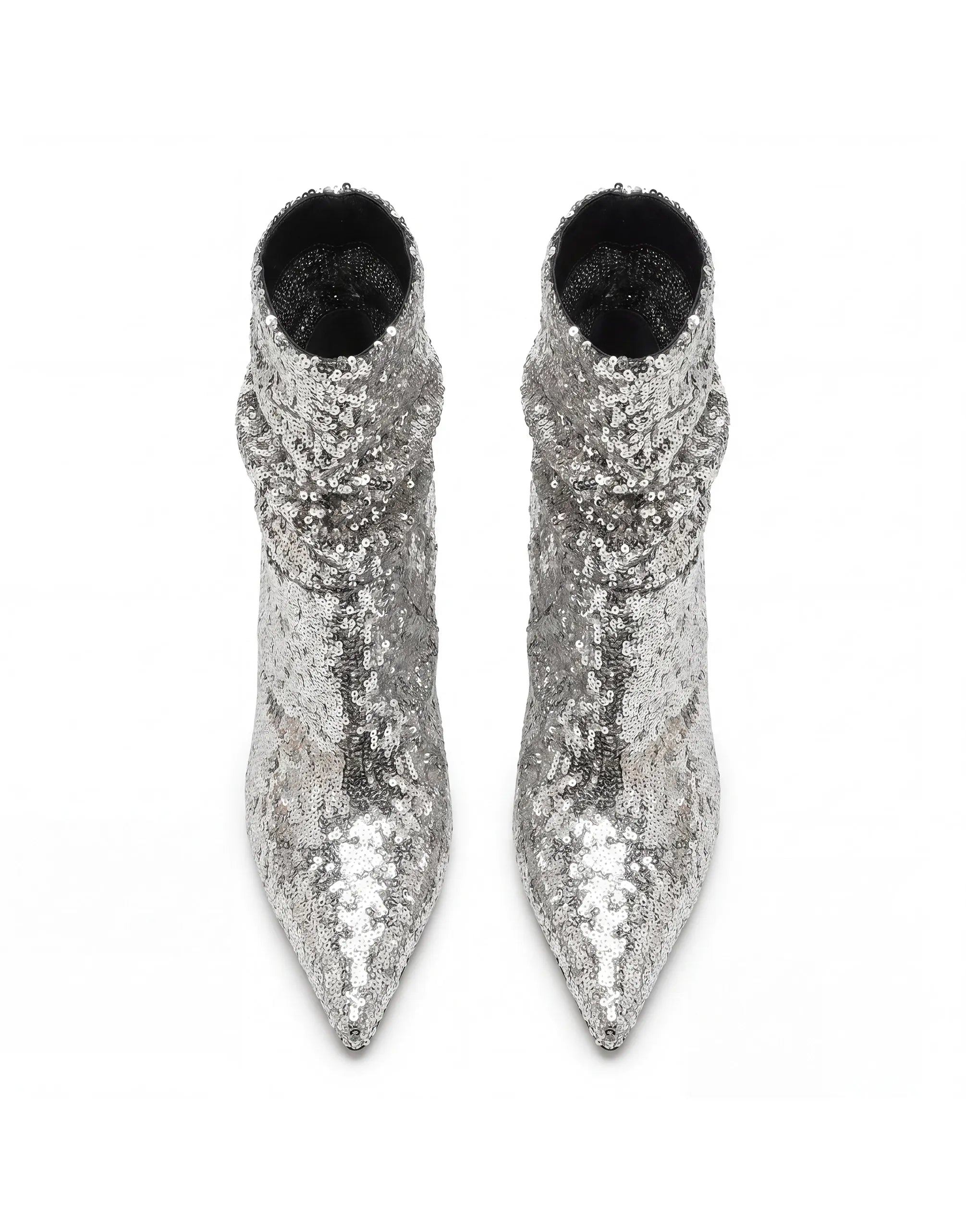 Dolce & Gabbana Sequin Slouch Ankle Boots