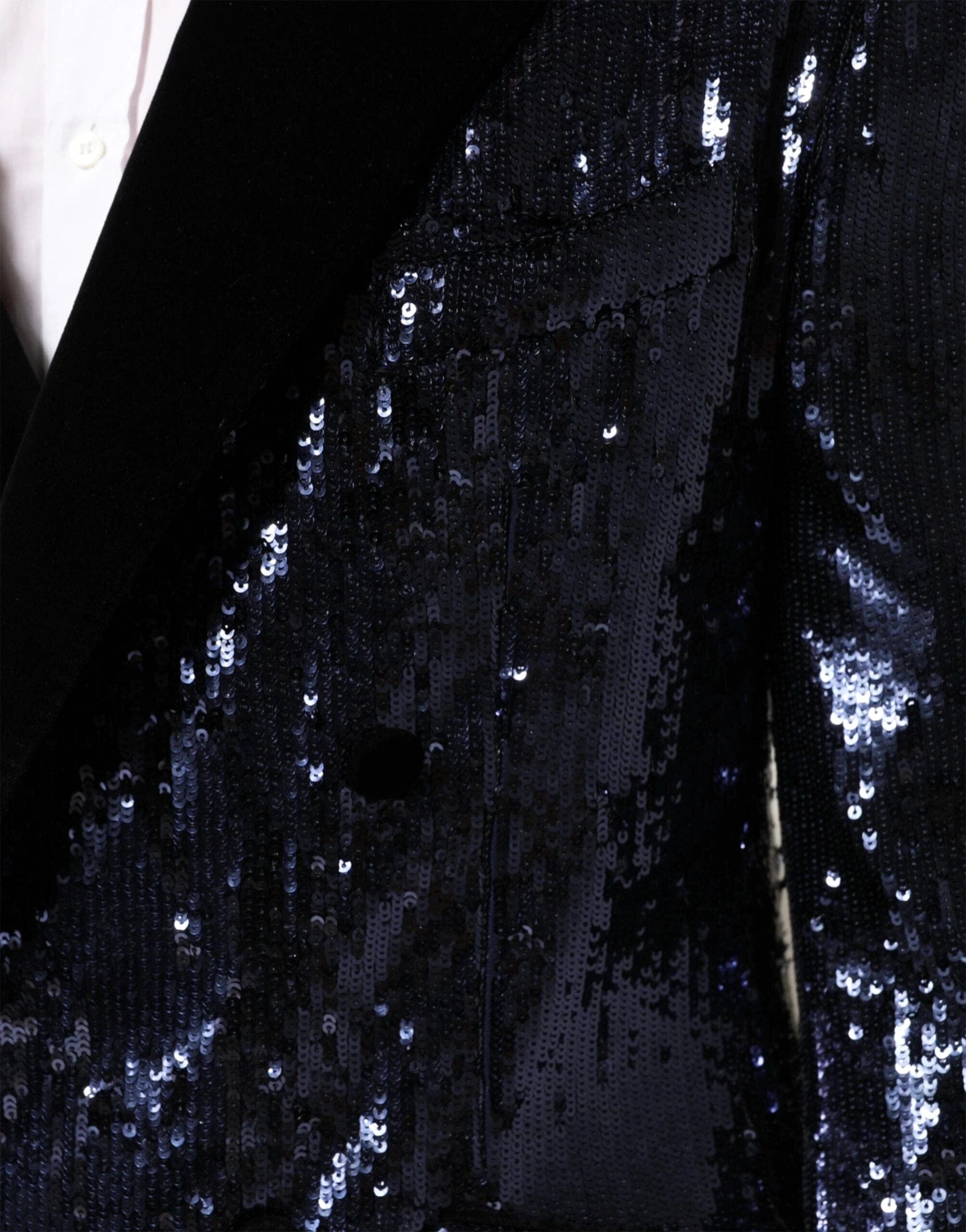 Dolce & Gabbana Sequined SICILIA Double-Breasted Blazer