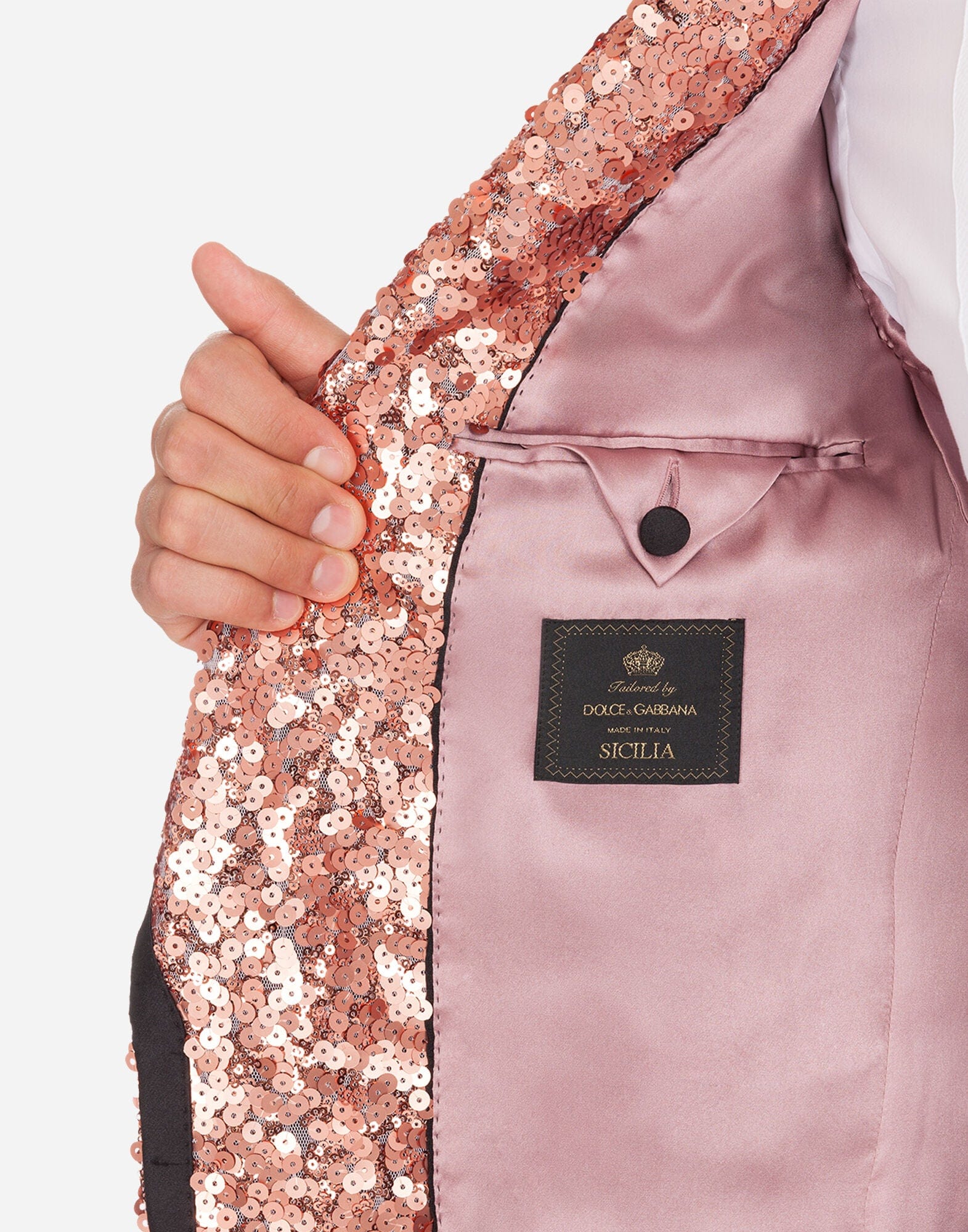 Dolce & Gabbana Sequined Sicily Blazer Jacket