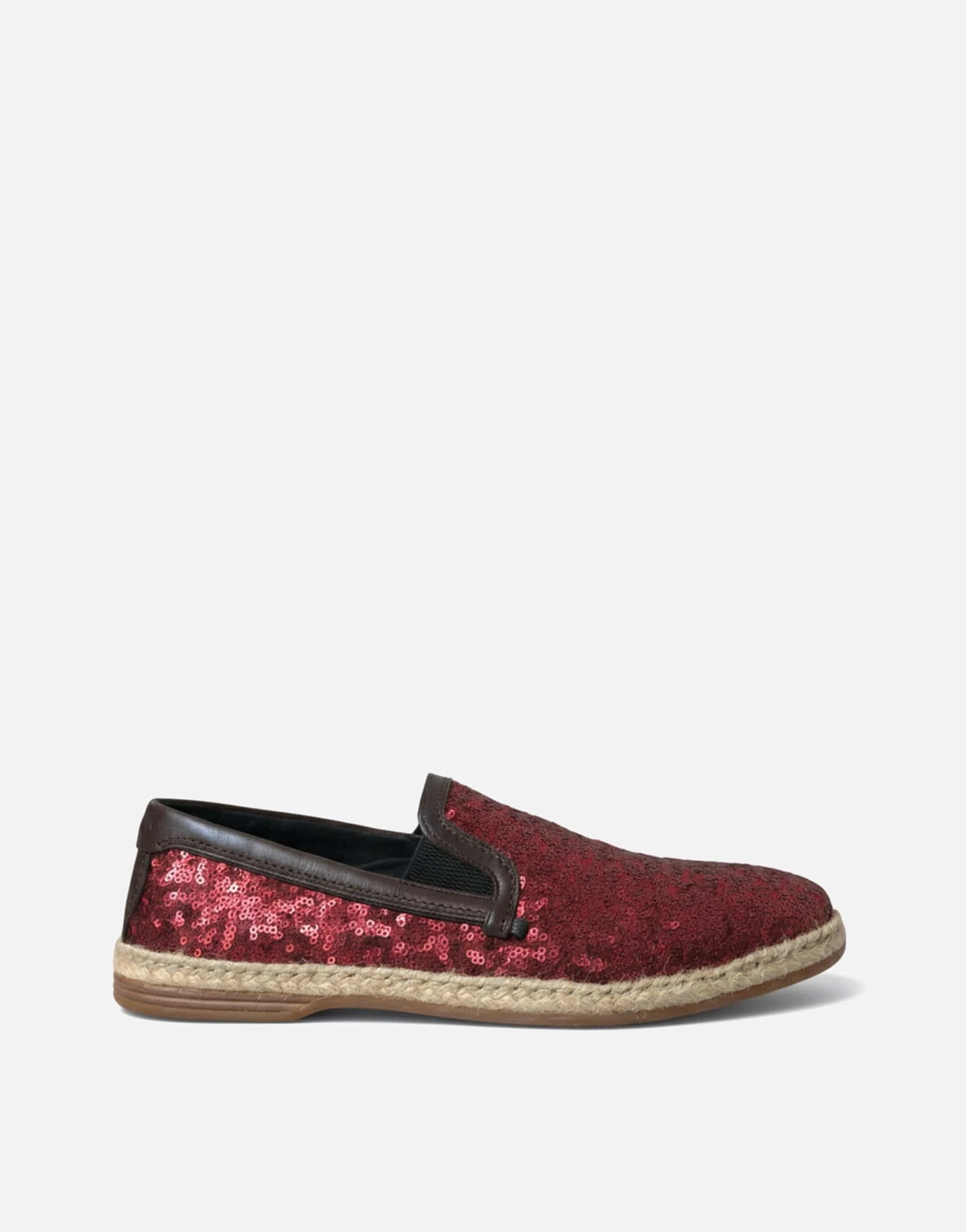 Dolce & Gabbana Sequined Slip-On Loafers
