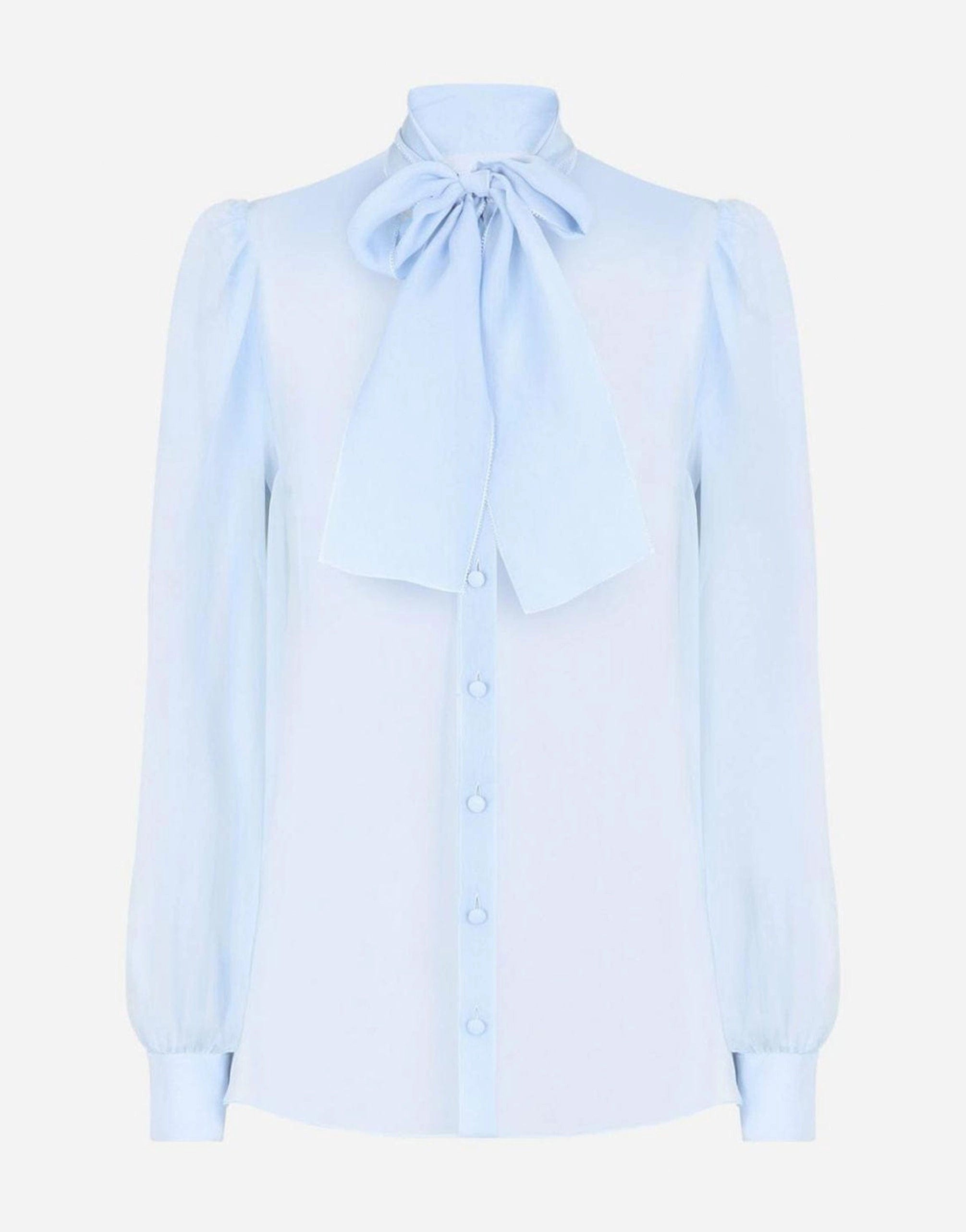 Dolce & Gabbana Sheer Silk Chiffon Shirt