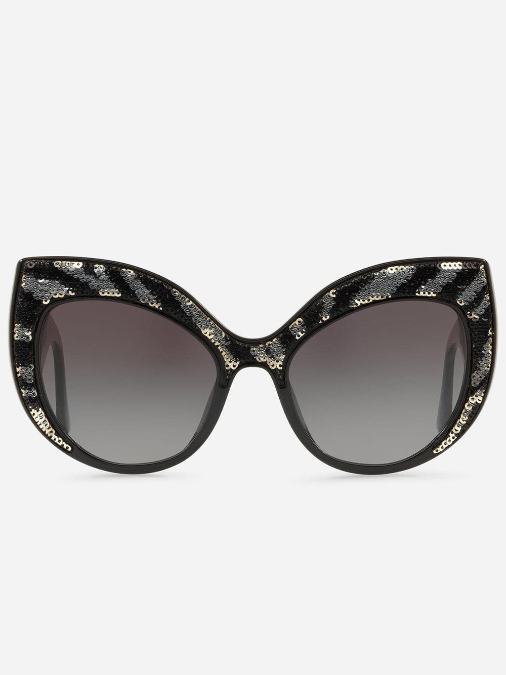 Dolce & Gabbana Shiny Sequin Zebra Sunglasses