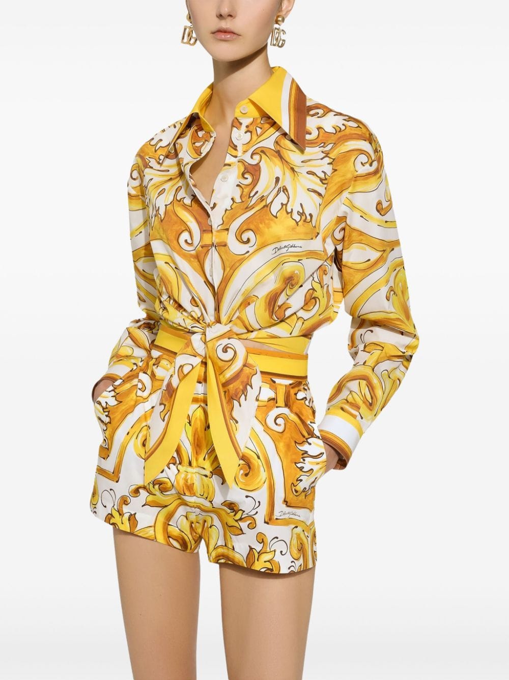 Dolce & Gabbana Dolce & Gabbana Shirts Yellow