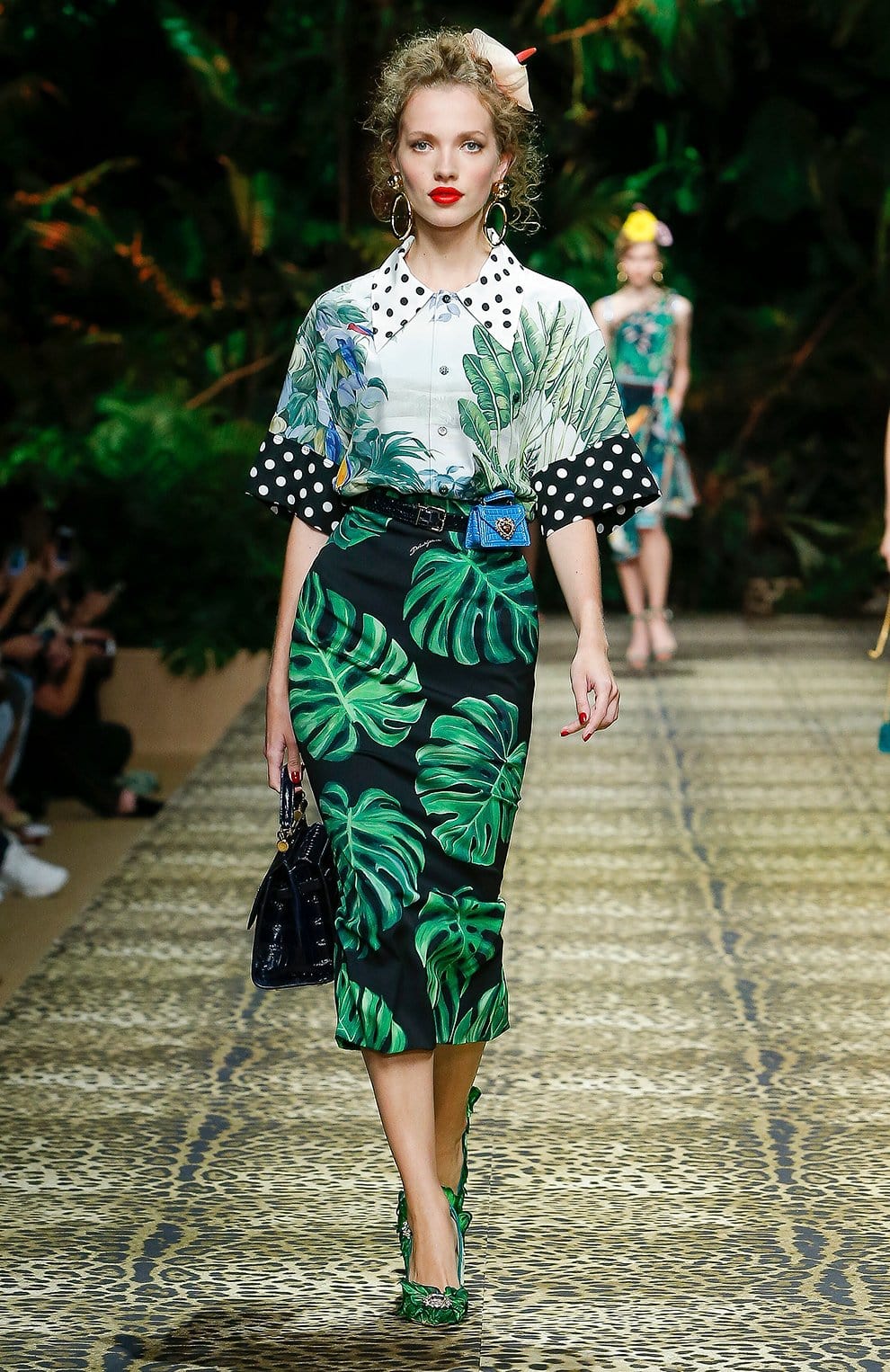 Runway Dolce And Gabbana Jungle Bag Dolce And Gabbana Floral Dress