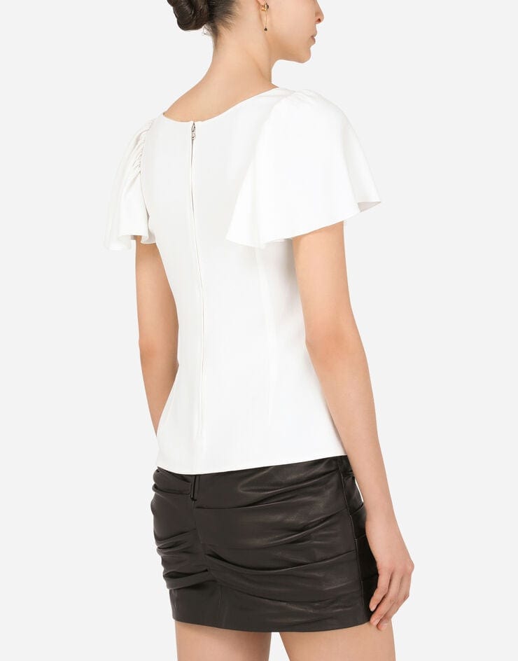 Dolce & Gabbana Short-Sleeved Cady Top