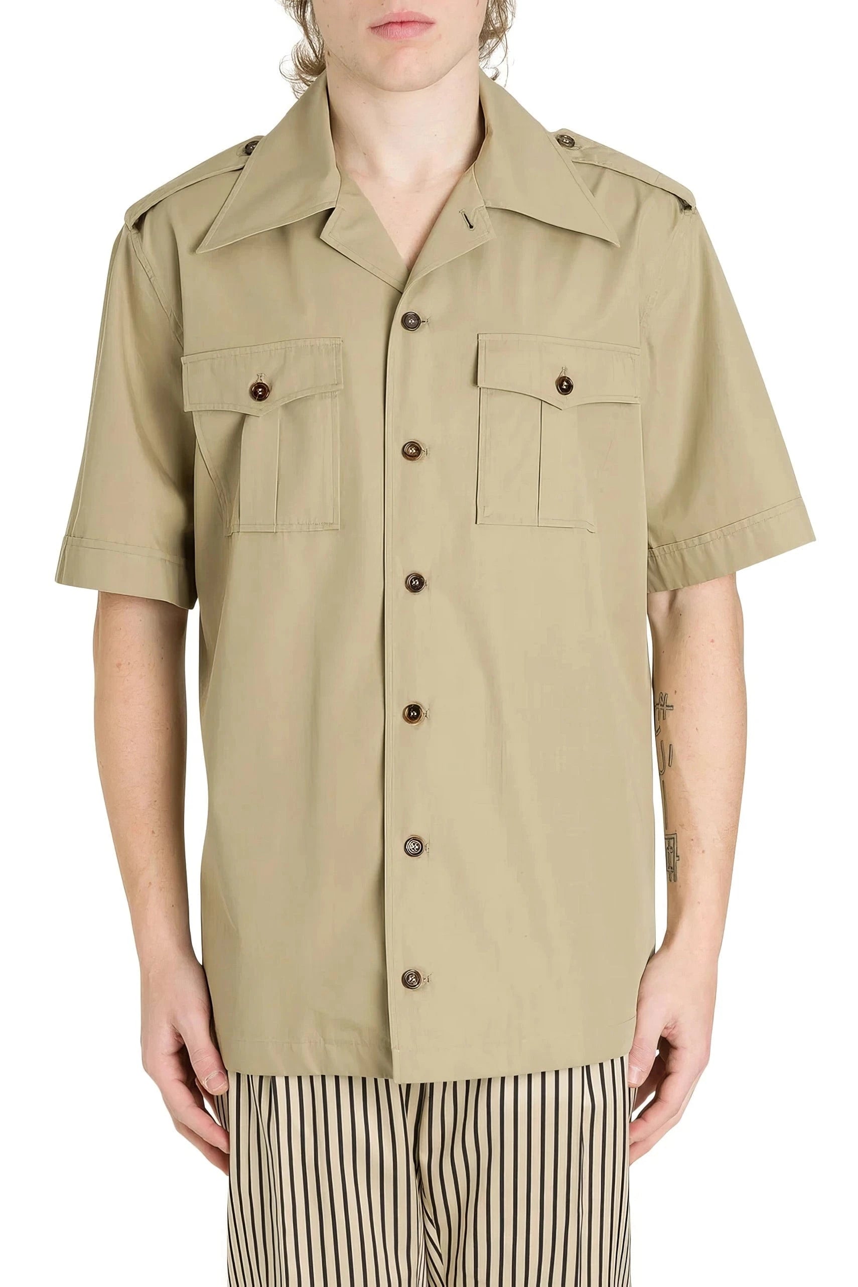Dolce & Gabbana Short-Sleeved Safari Shirt