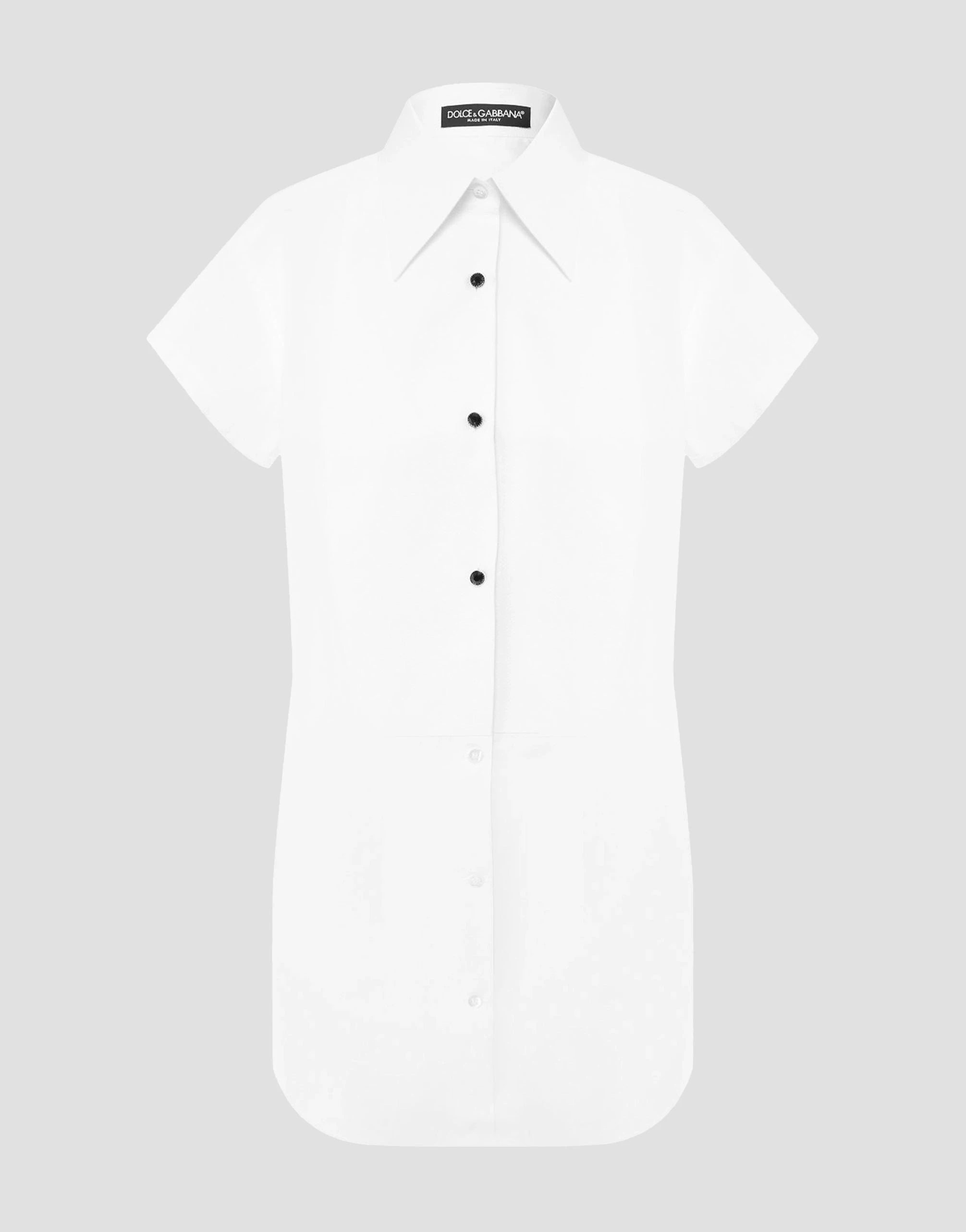 Dolce & Gabbana Short-Sleeved Tuxedo Shirt