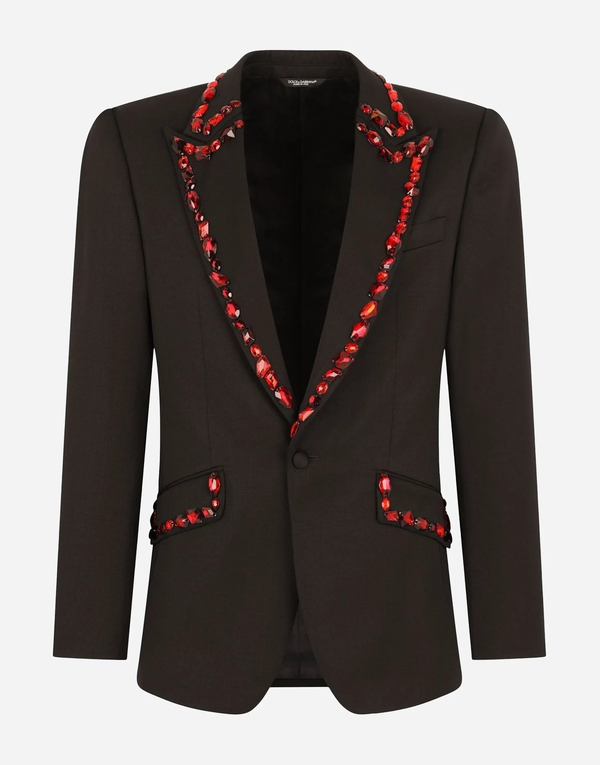 Dolce & Gabbana Dolce & Gabbana Sicilia-fit Rhinestone Embellished Wool Suit