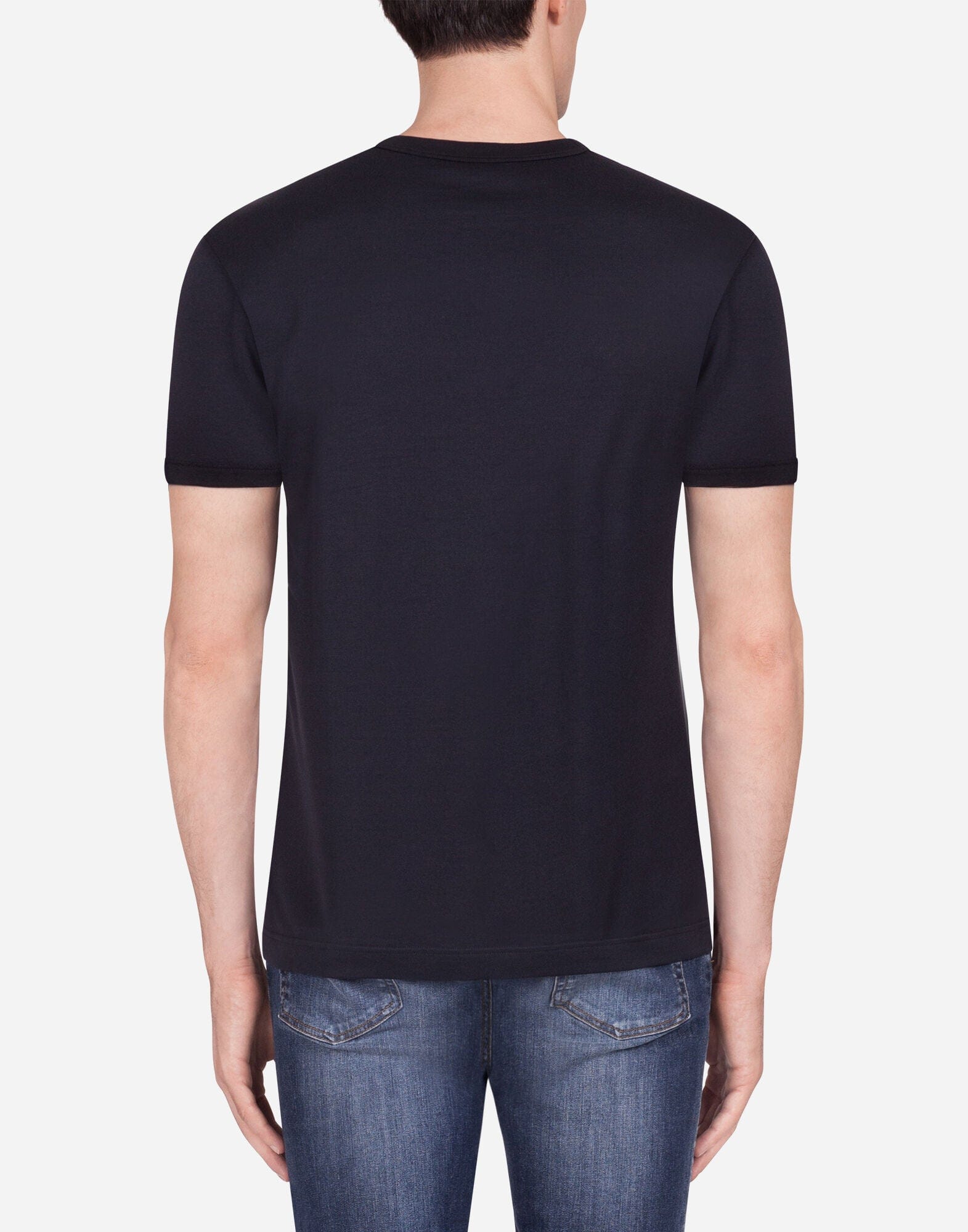 Dolce & Gabbana Sicilian Tropical DG Family Patch T-Shirt | Sendegaro