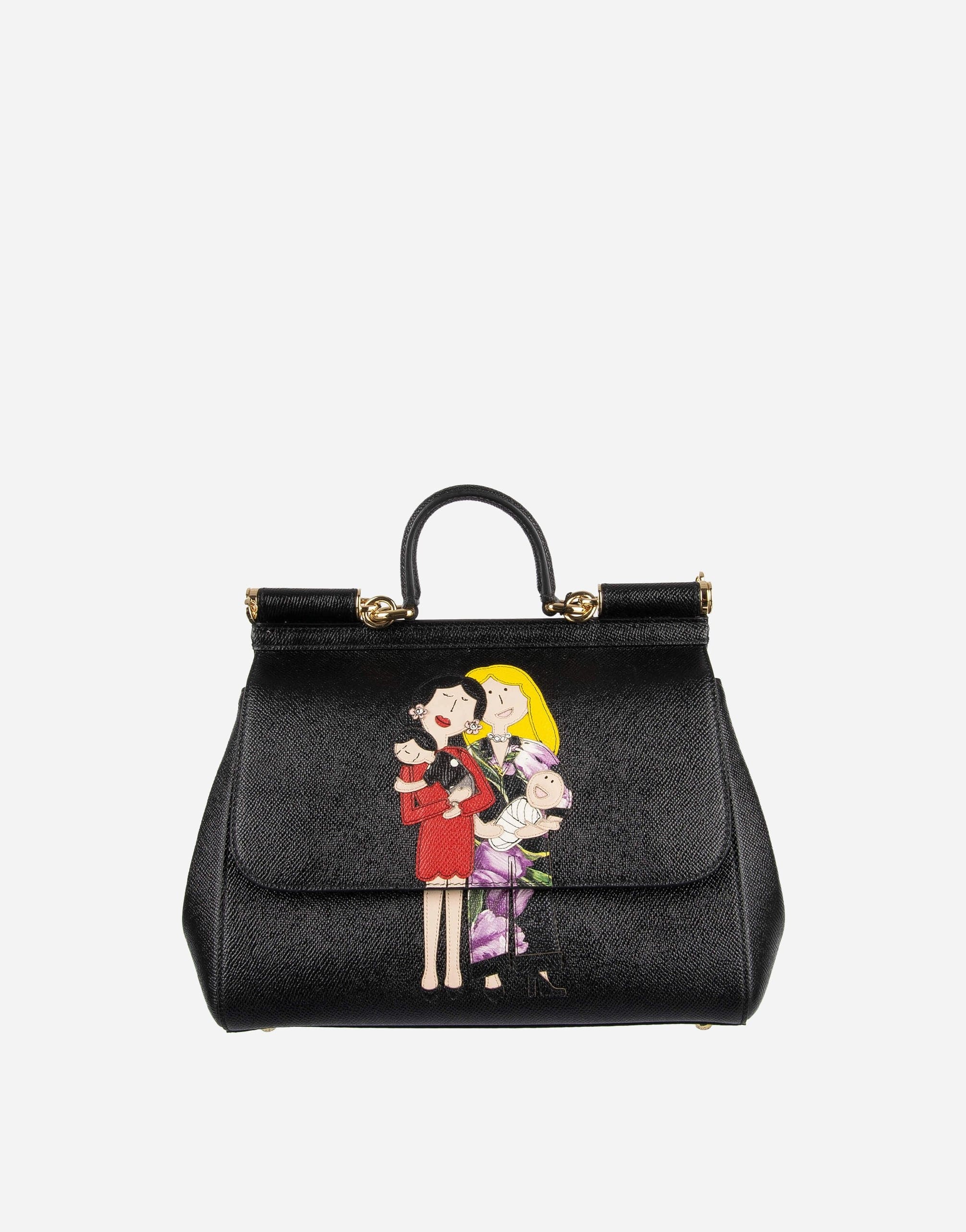 Dolce & Gabbana Sicily Bag With Designers Family Patch