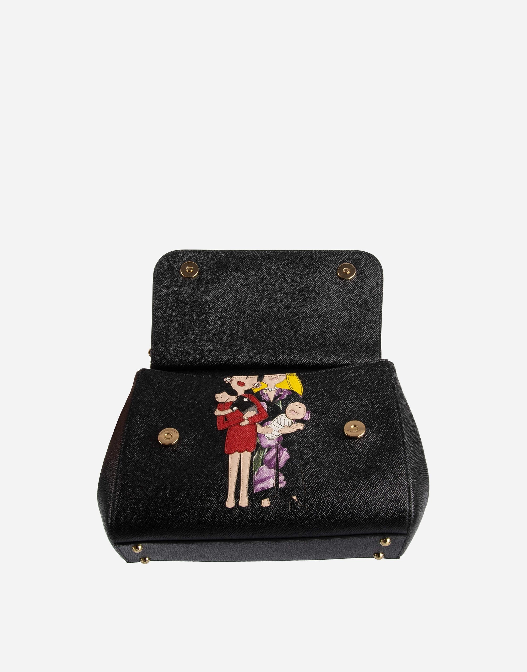 Dolce & Gabbana Sicily Bag With Designers Family Patch