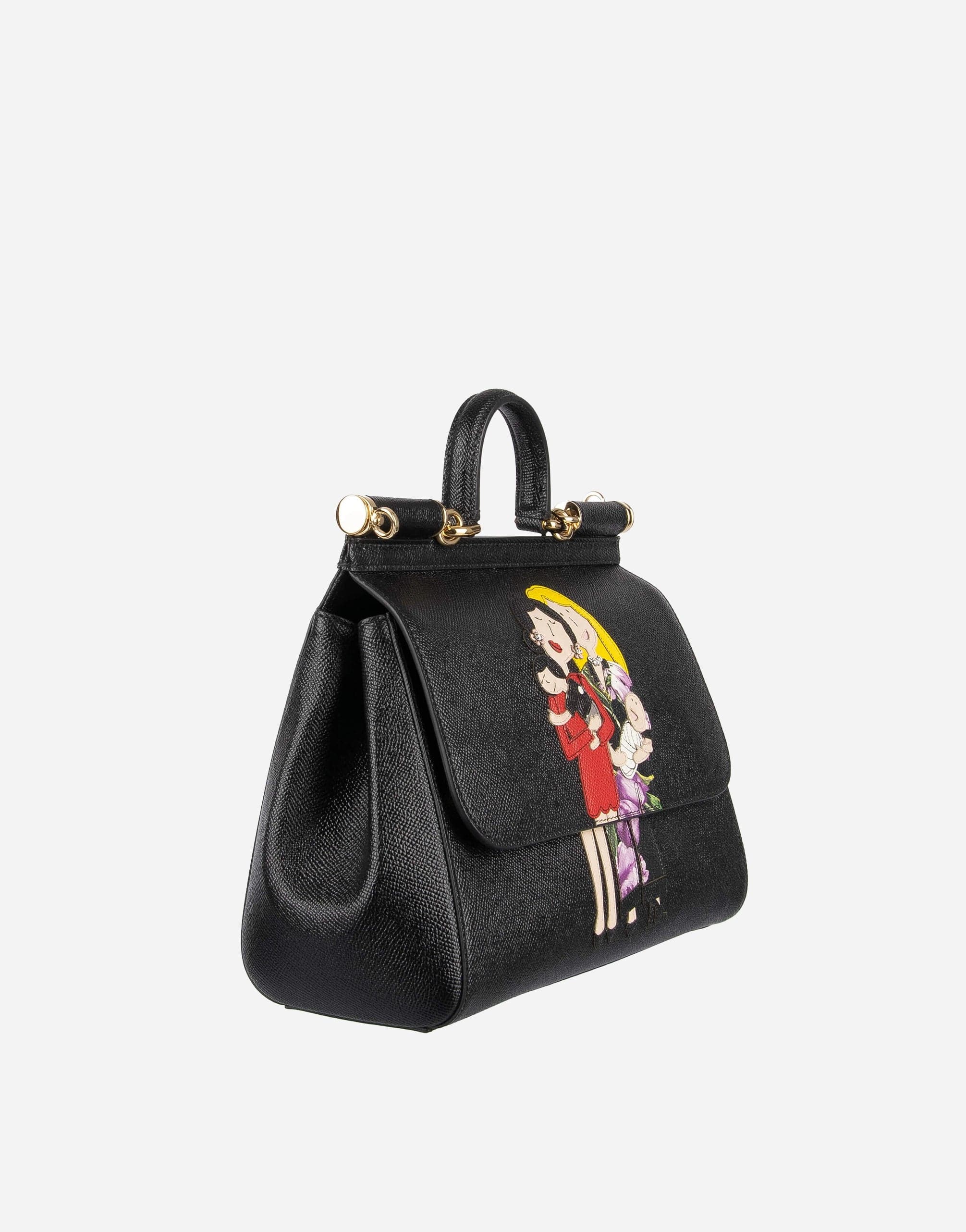 Dolce & Gabbana Sicily Bag With Designers Family Patch