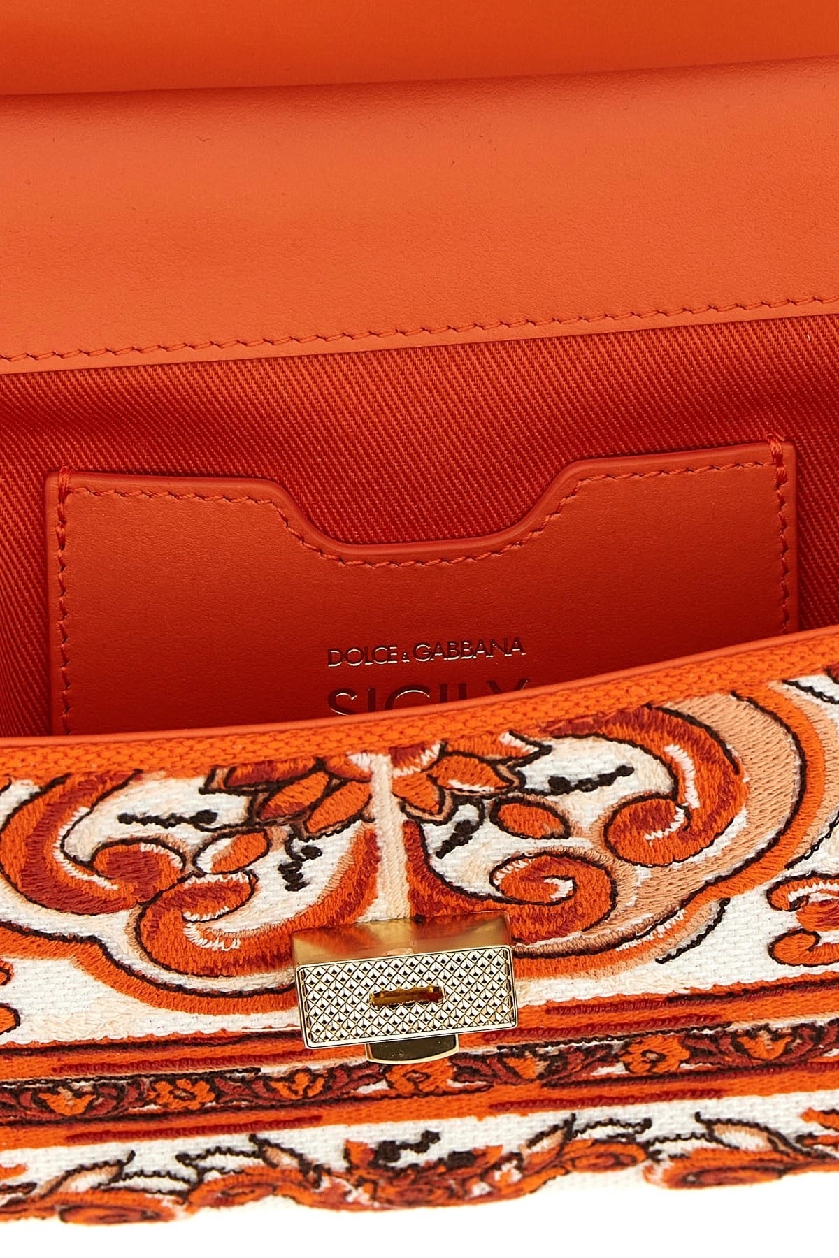 Dolce & Gabbana Dolce & Gabbana Sicily Maiolica Print Handbag