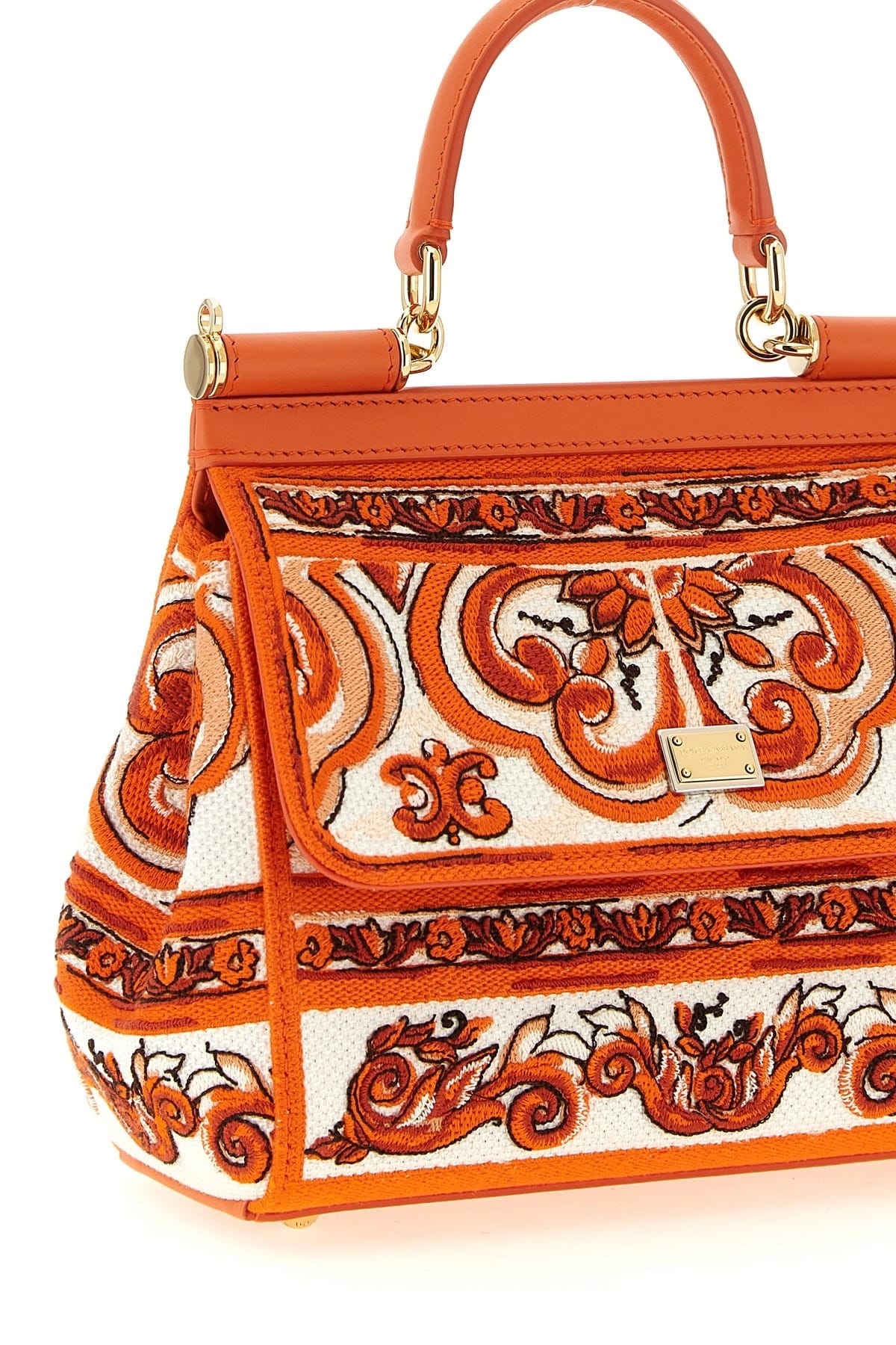 Dolce & Gabbana Dolce & Gabbana Sicily Maiolica Print Handbag
