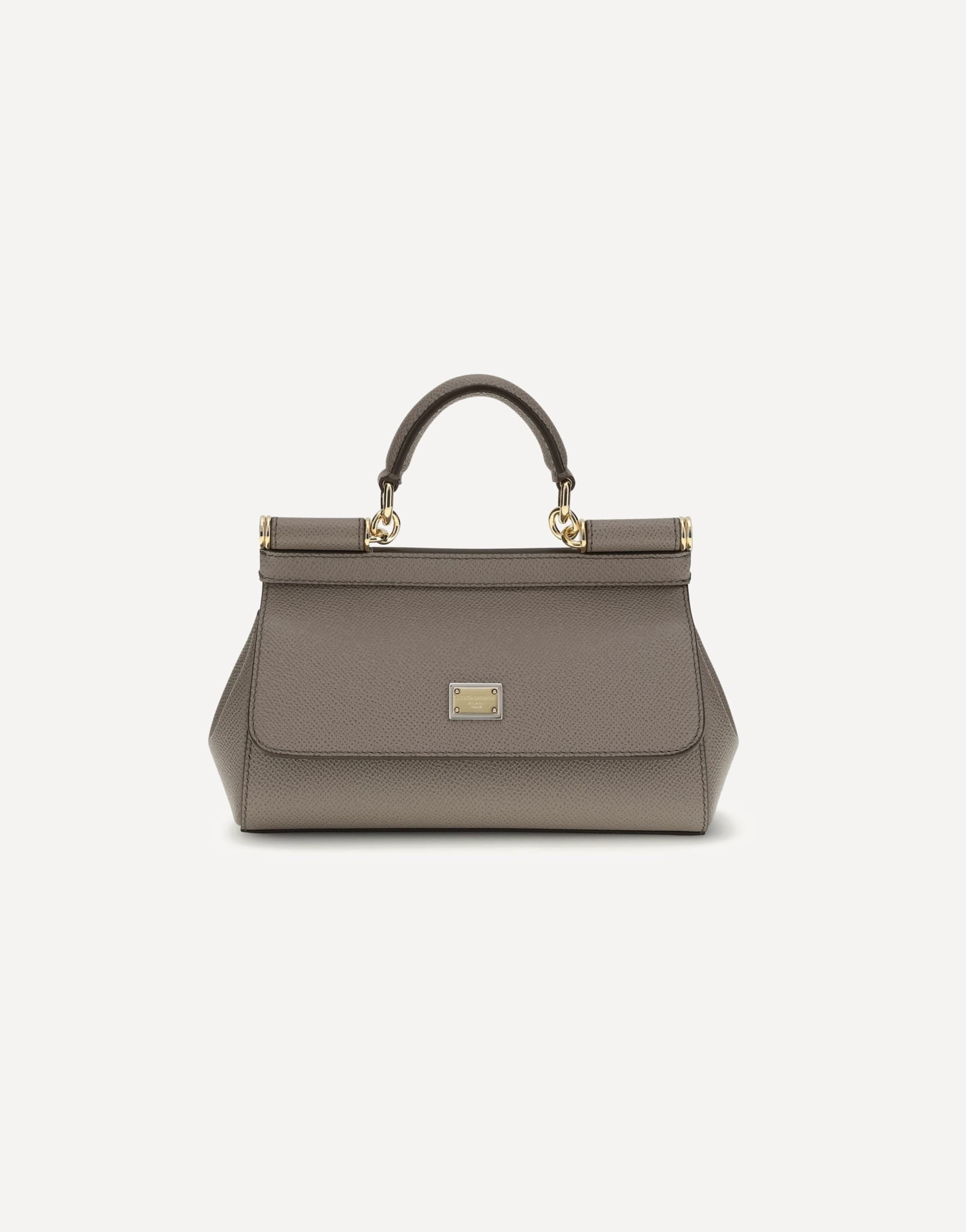 Dolce & Gabbana Dolce & Gabbana Sicily Small Leather Handbag