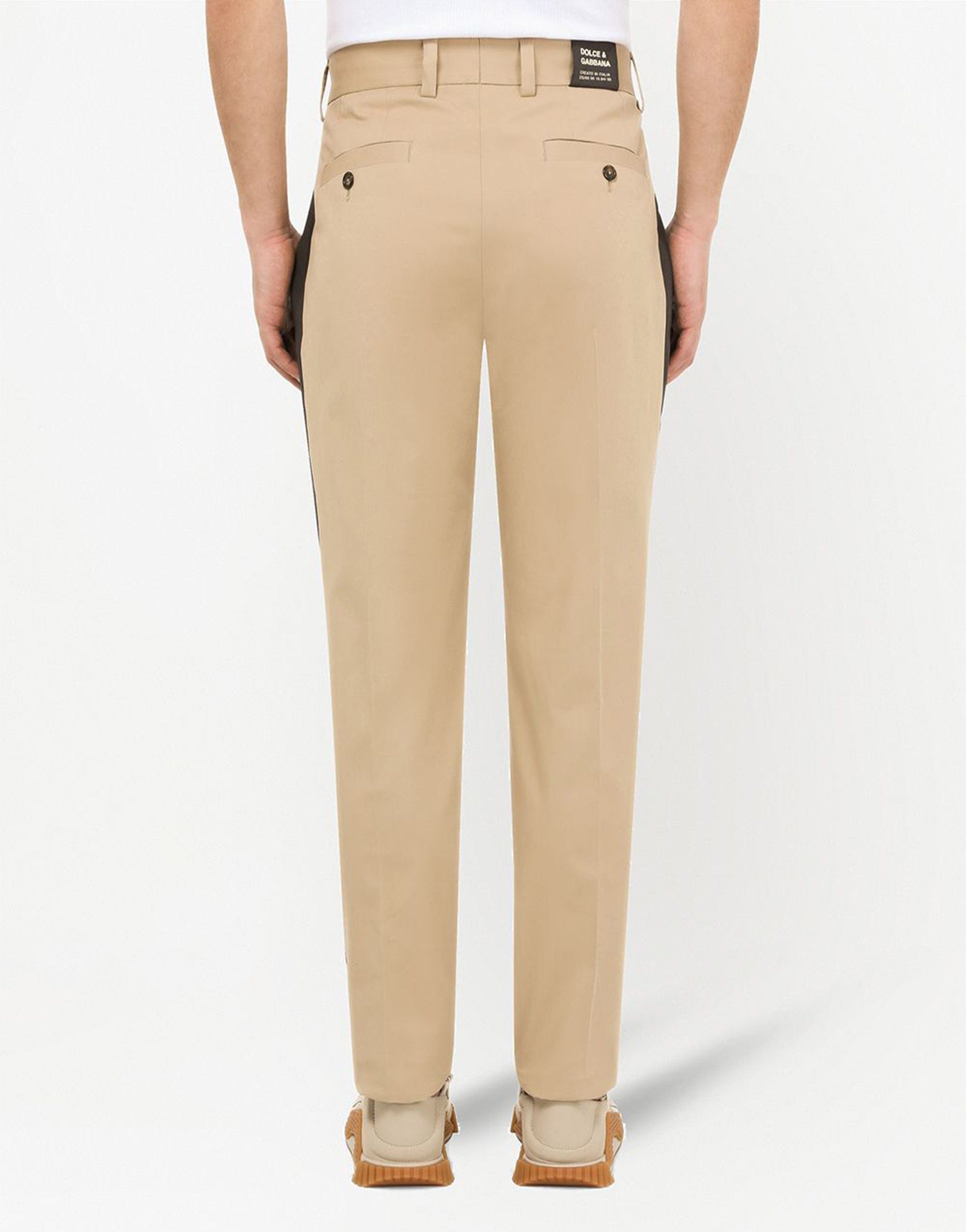 Dolce & Gabbana Side-Stripe Tapered Pants