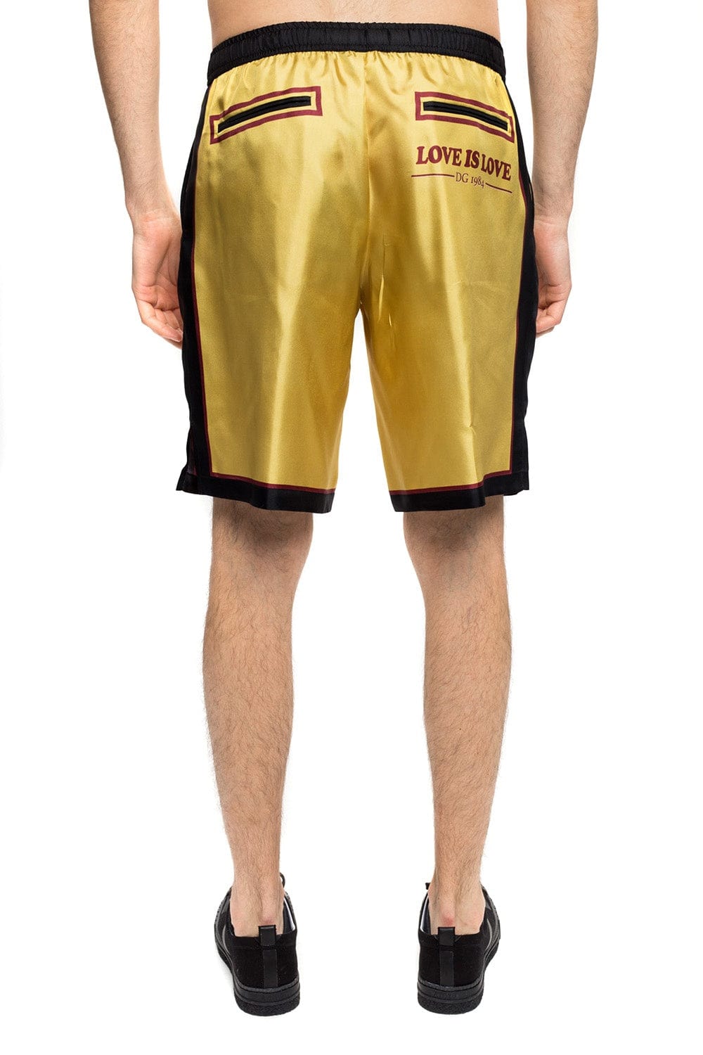 Dolce & Gabbana Silk Bermuda Shorts