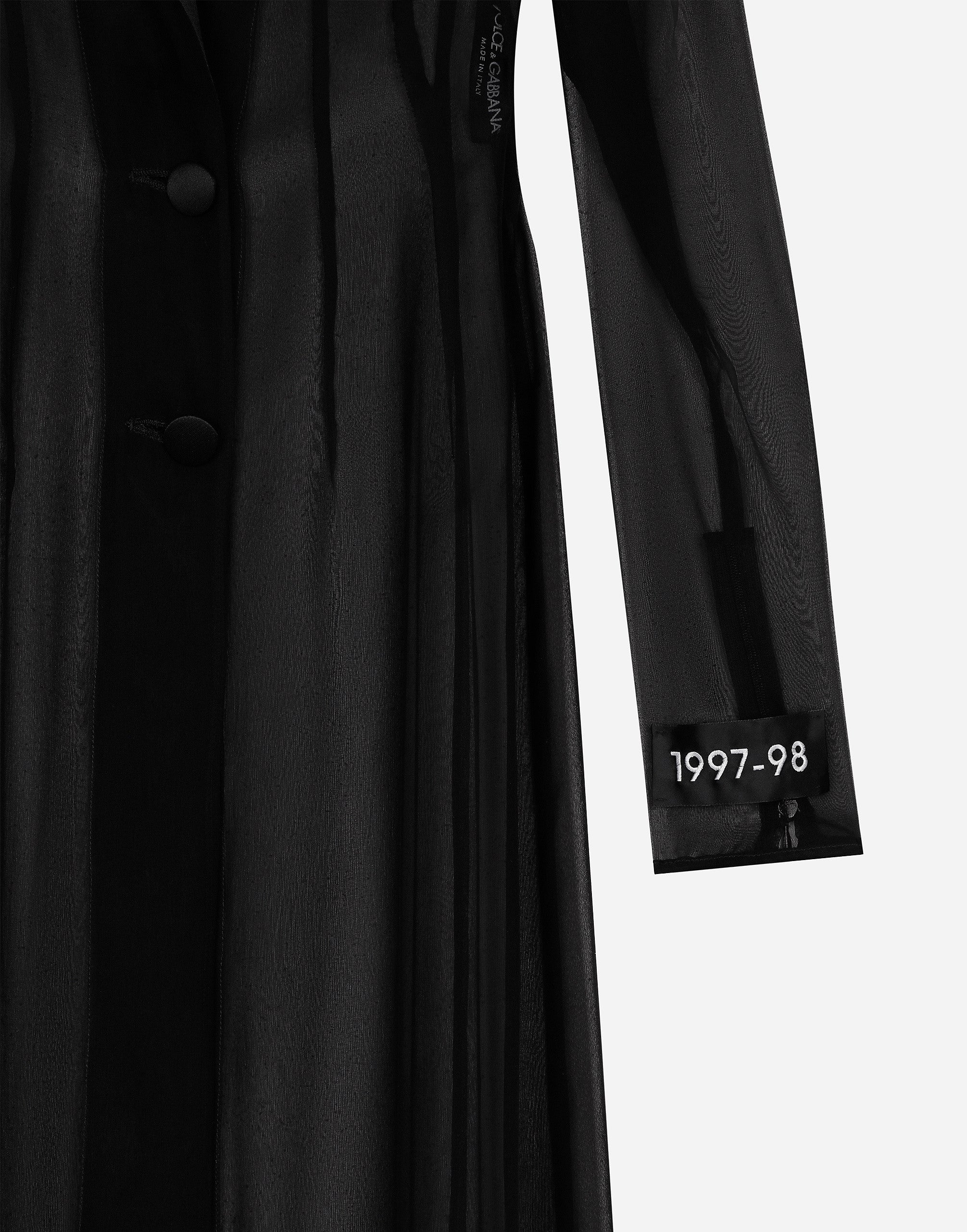 Dolce & Gabbana Silk Chiffon Duster Coat