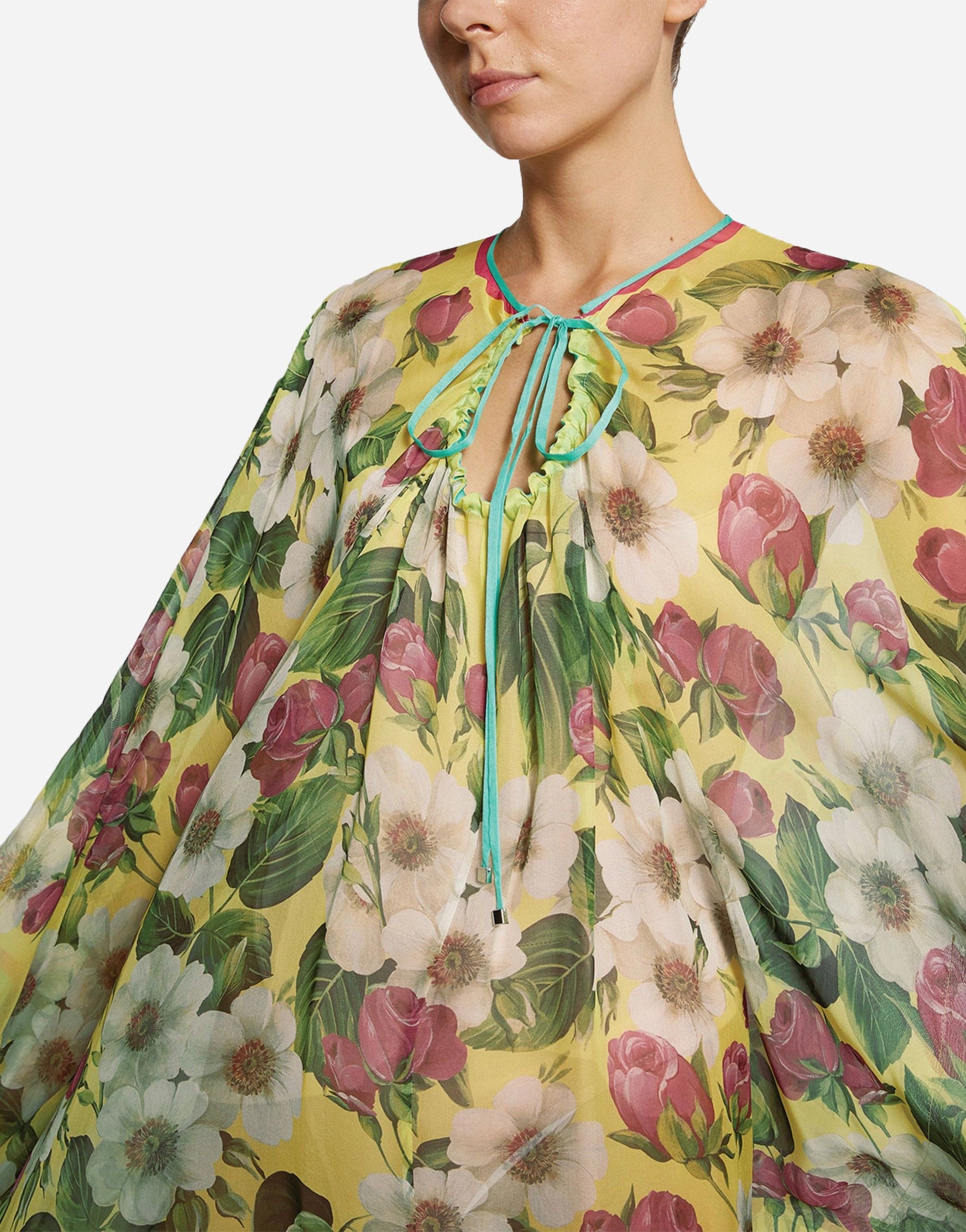 Dolce & Gabbana Silk Floral Kaftan