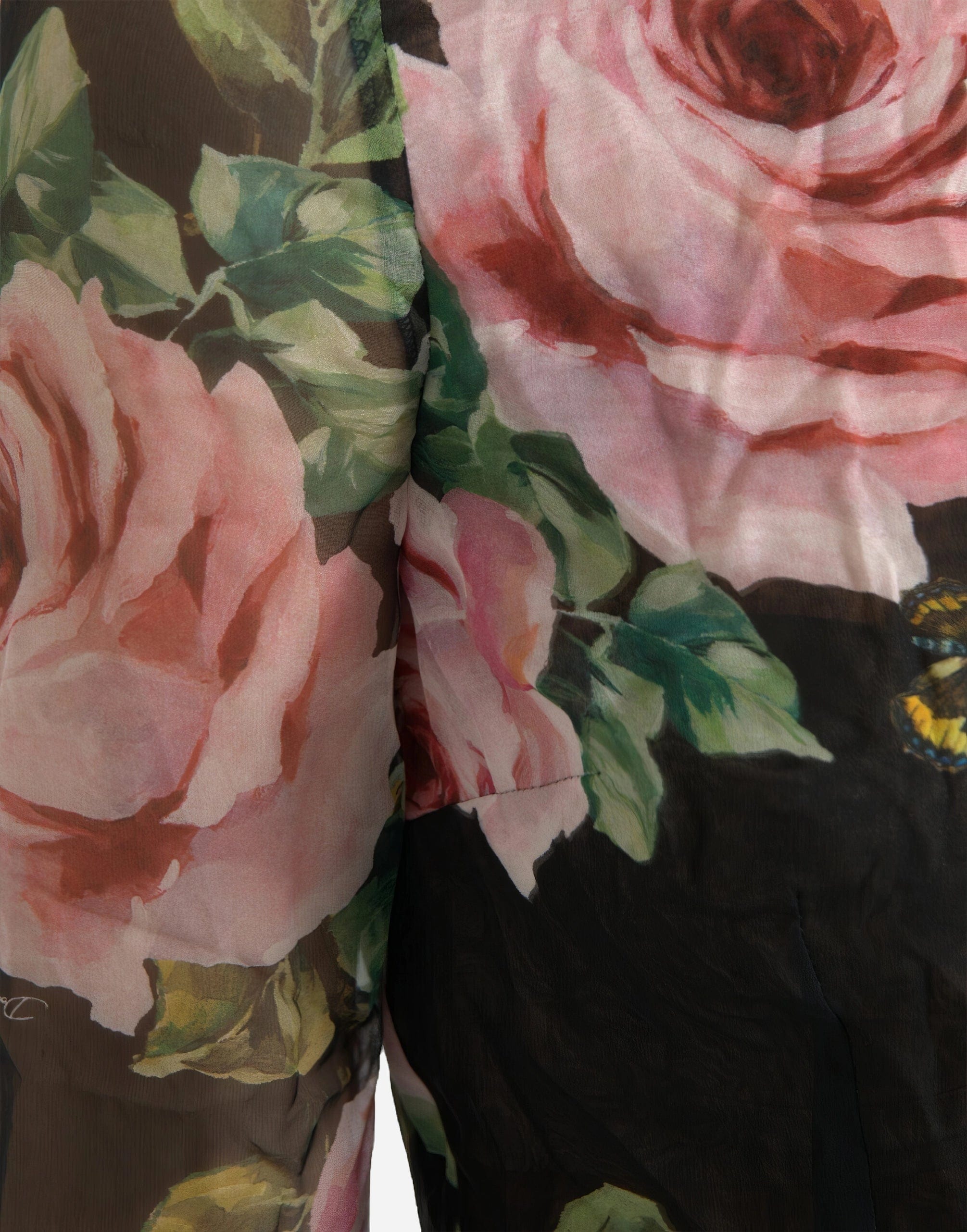 Dolce & Gabbana Silk Floral Maxi Dress