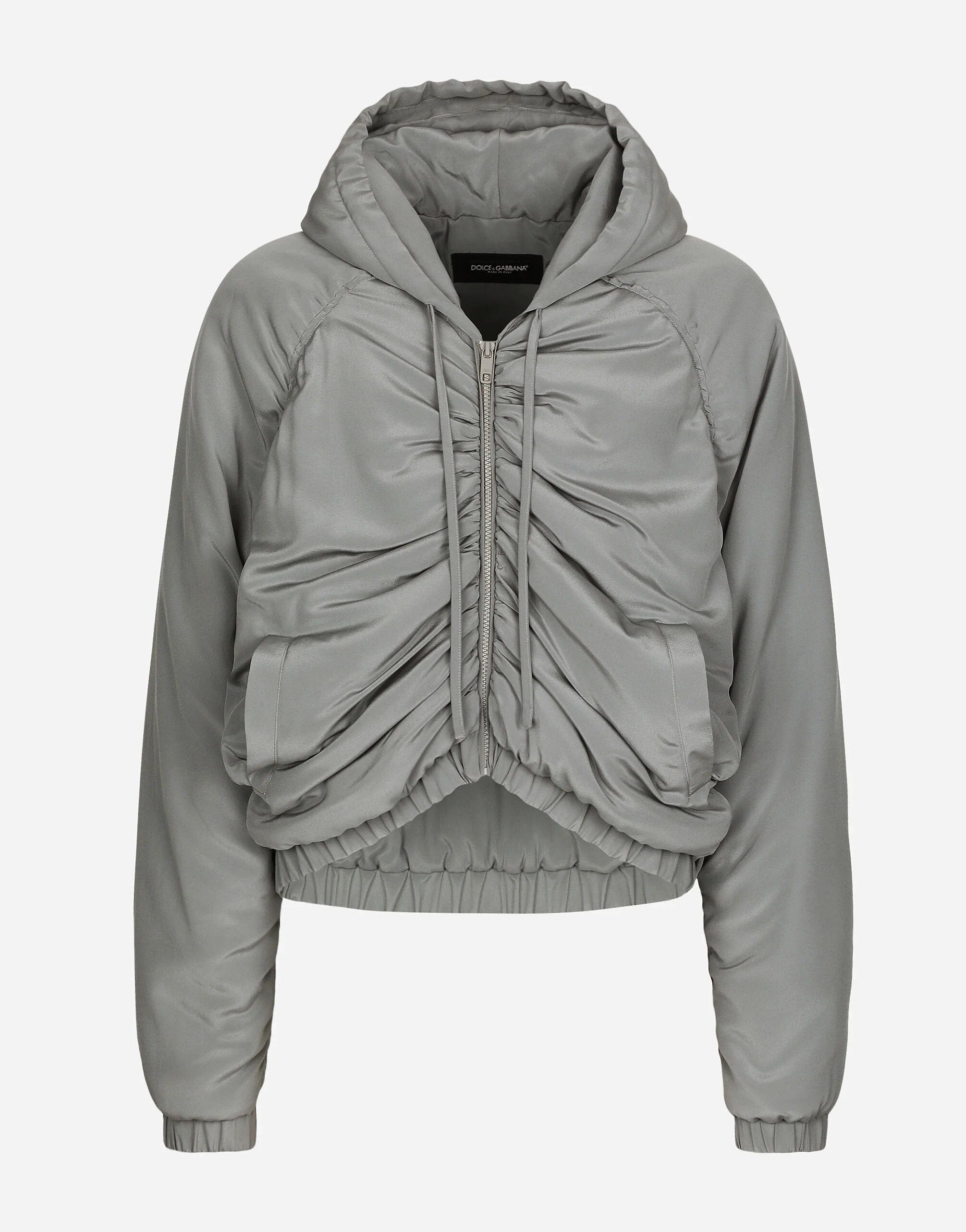 Dolce & Gabbana Silk Hooded Jacket