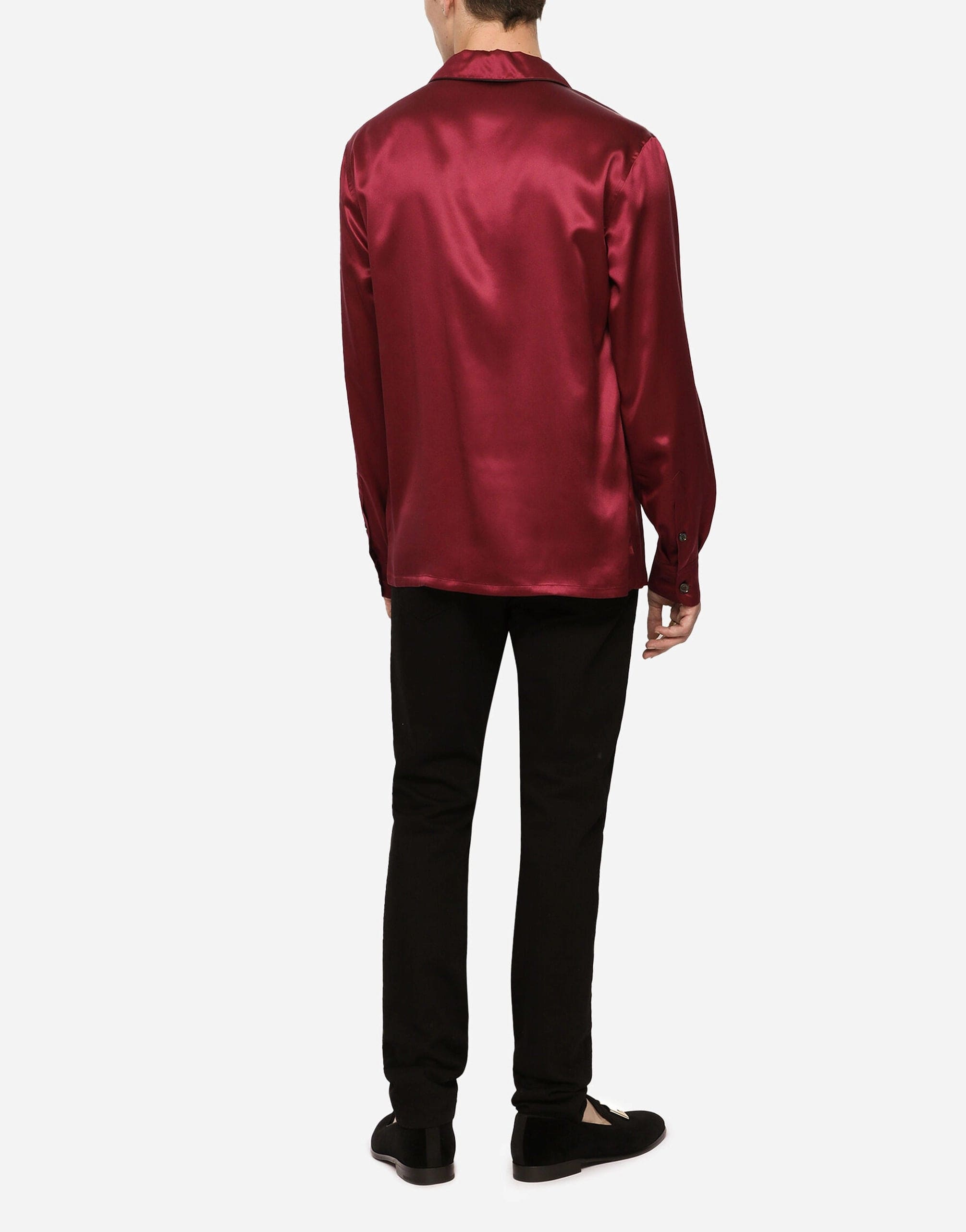 Dolce & Gabbana Silk Long-Sleeve Shirt