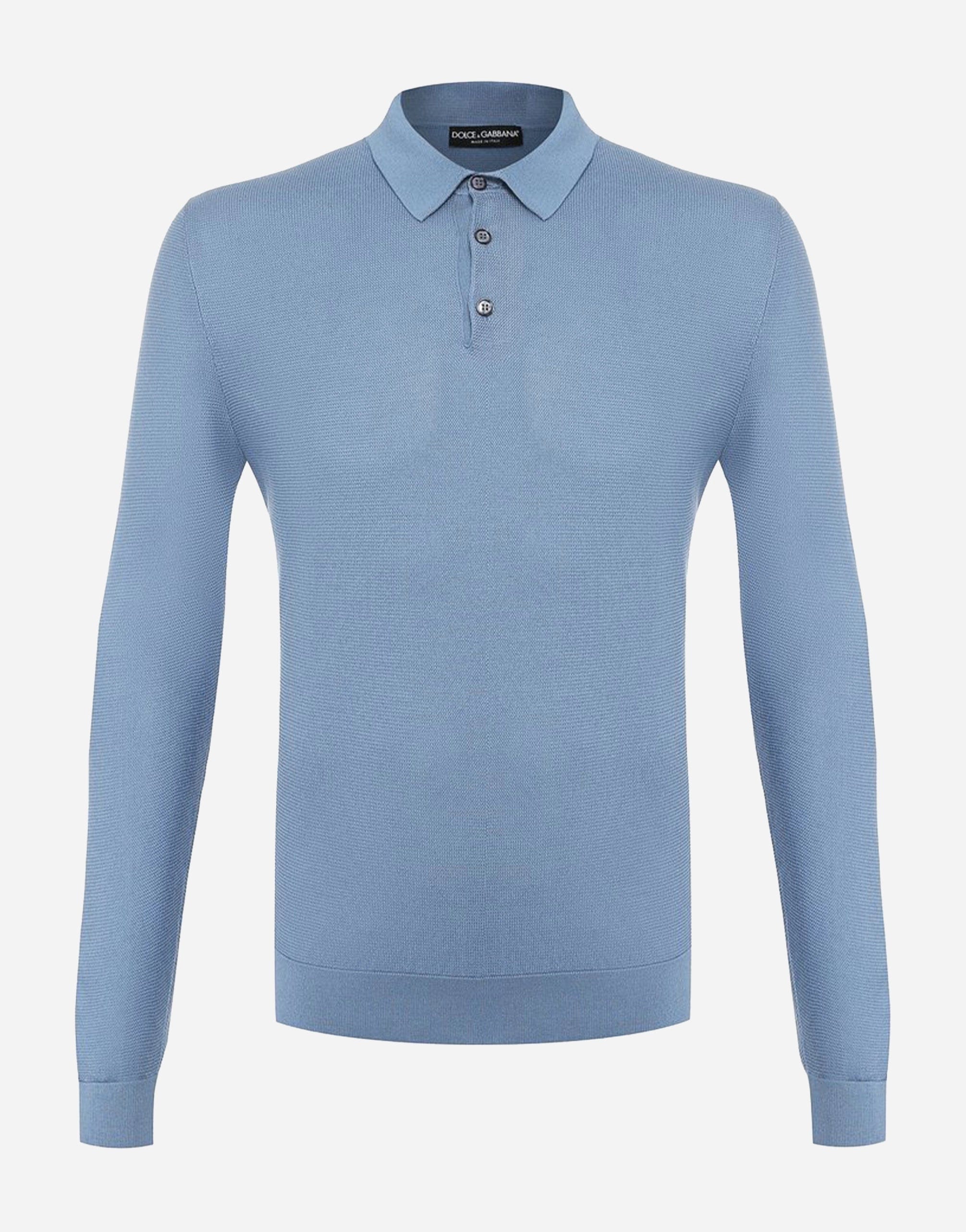 Dolce & Gabbana Silk Polo Shirt