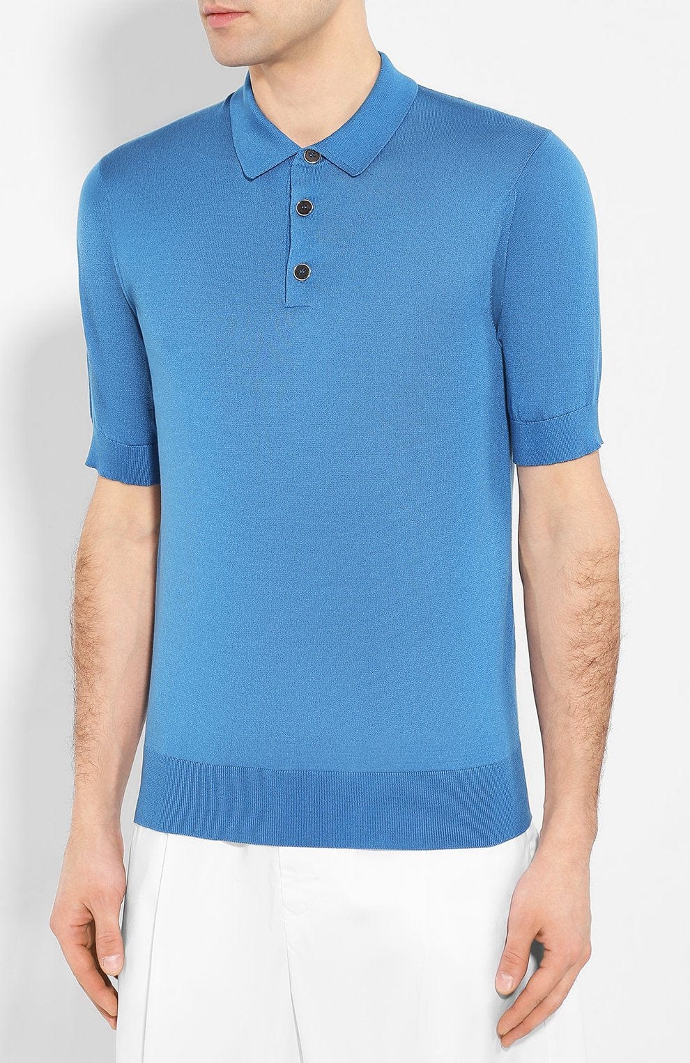 Dolce & Gabbana Silk polo shirt, Men's Clothing