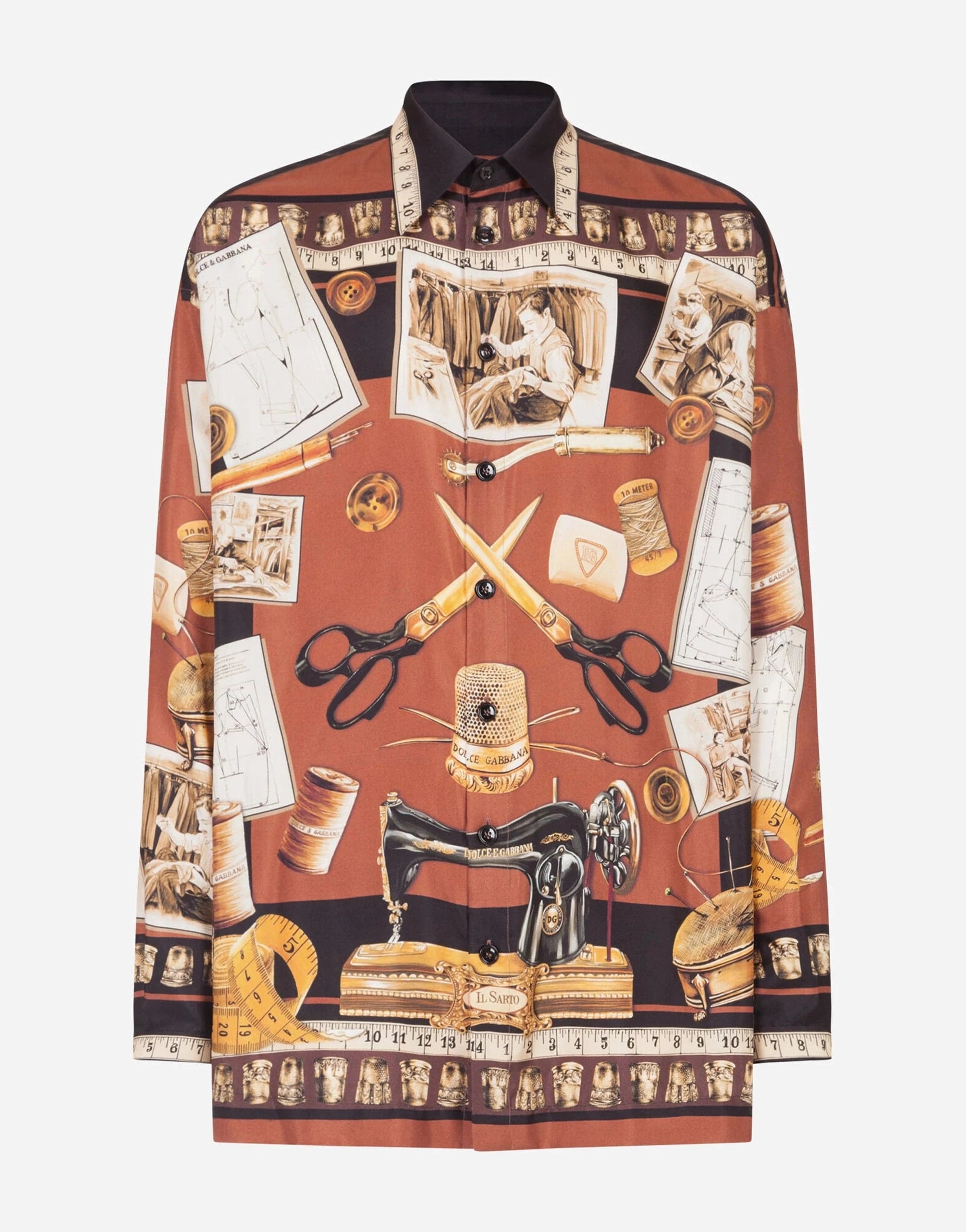 Dolce & Gabbana シルクツイルハワイアンシャツ | Sendegaro US Dolce & Gabbana シルクツイルハワイアンシャツ | Sendegaro US