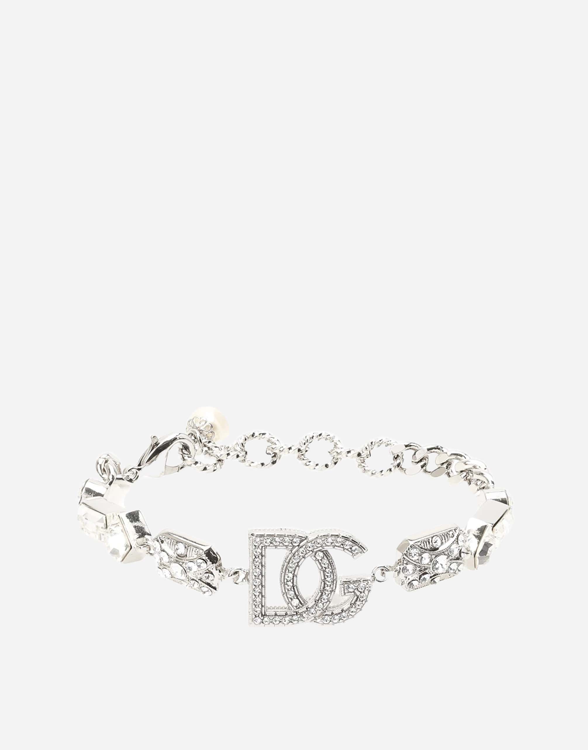 Dolce & Gabbana Silver Bracelet With Logo