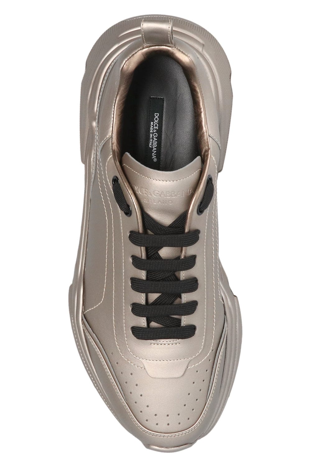 Dolce & Gabbana Silver Daymaster Low-Top Sneakers