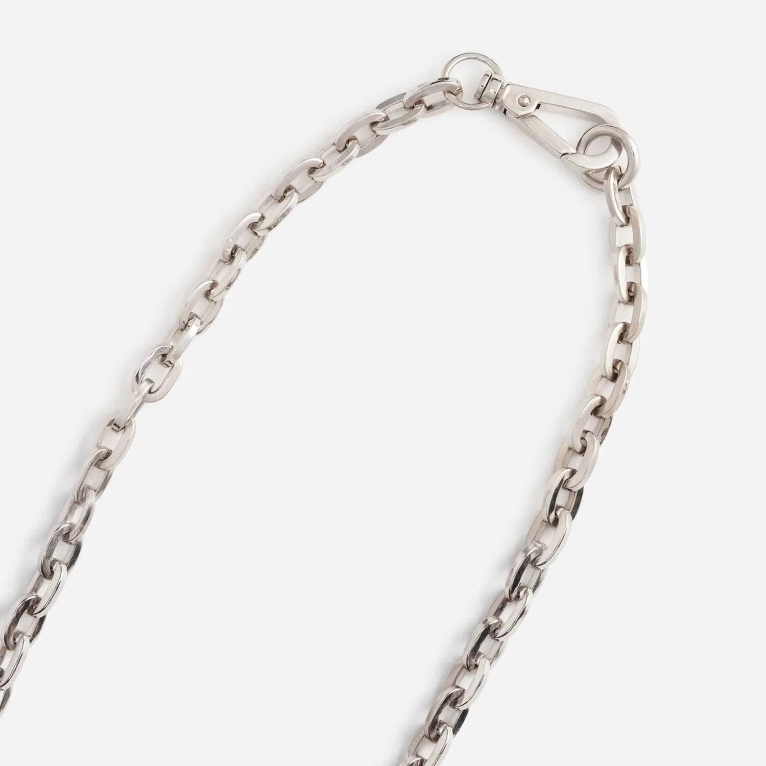 Dolce & Gabbana Silver DG Logo Pendant Necklace