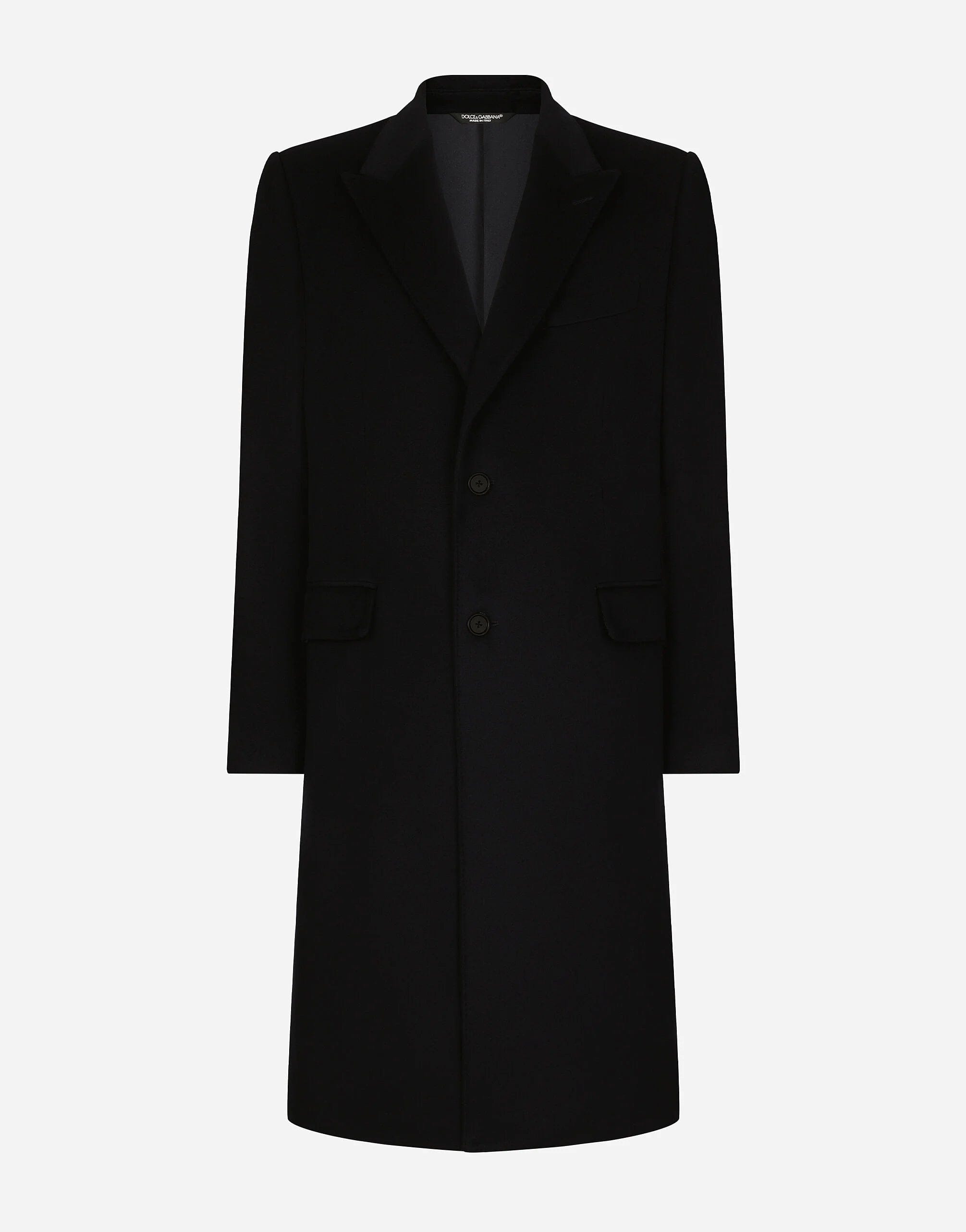 Dolce & Gabbana Single-Breasted Cashmere Coat