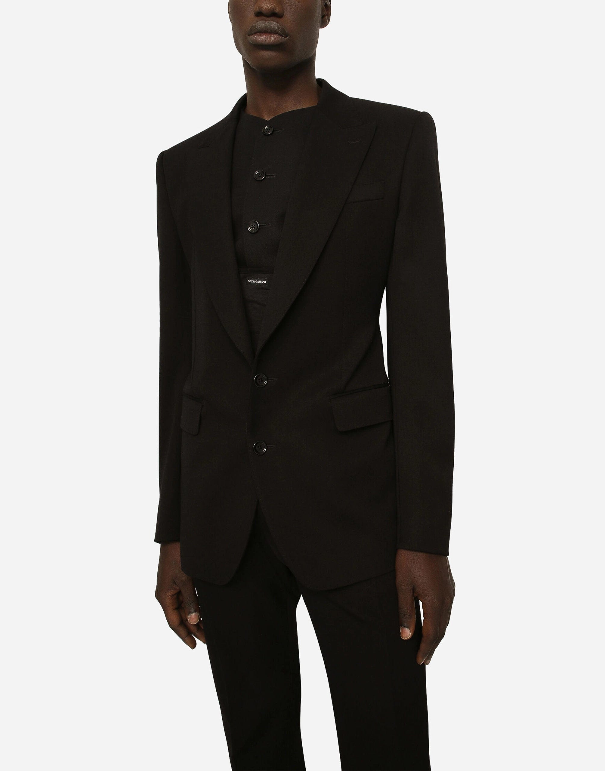 Dolce & Gabbana Single-Breasted Faille Sicilia Blazer