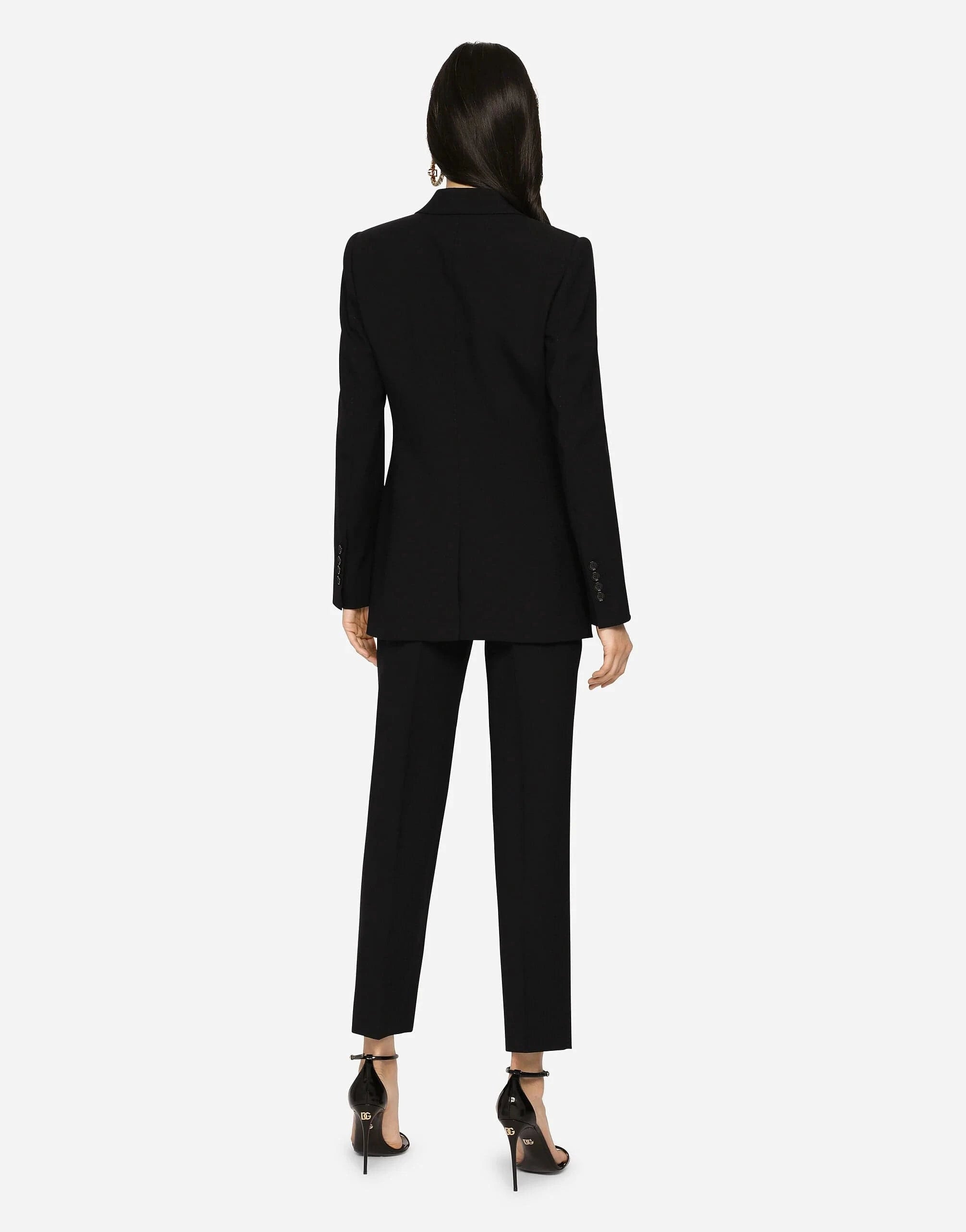 Dolce & Gabbana Single-Breasted Wool Turlington Blazer