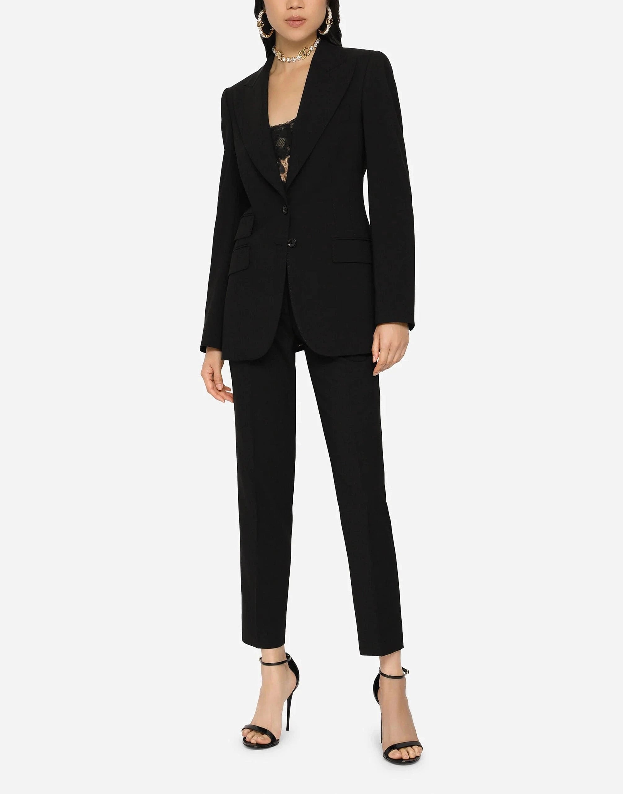 Dolce & Gabbana シングルブレストウールターリントンブレザー