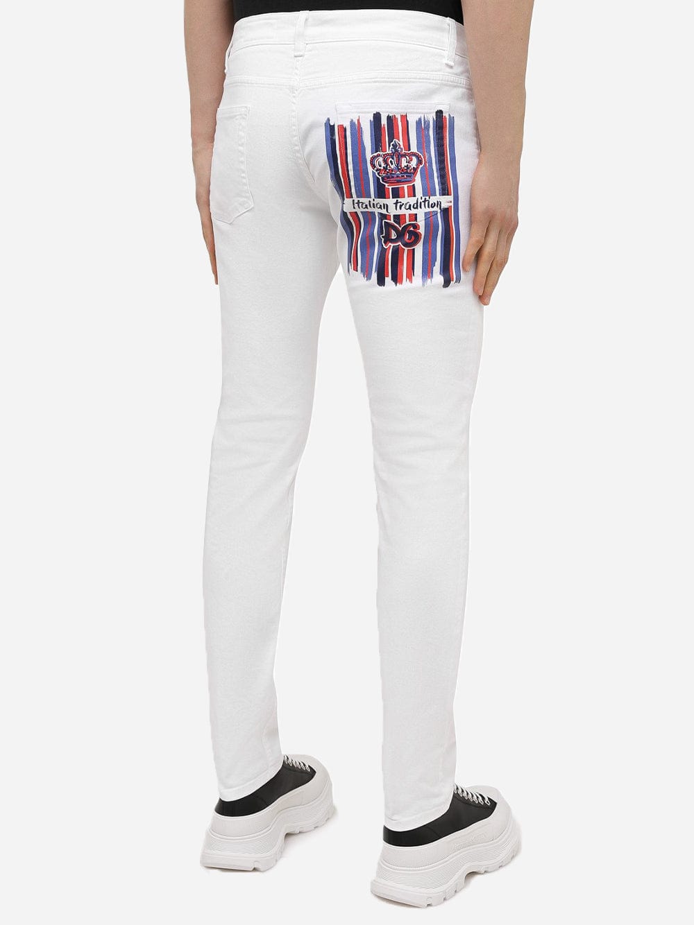 Dolce & Gabbana Skinny Jeans With Logo