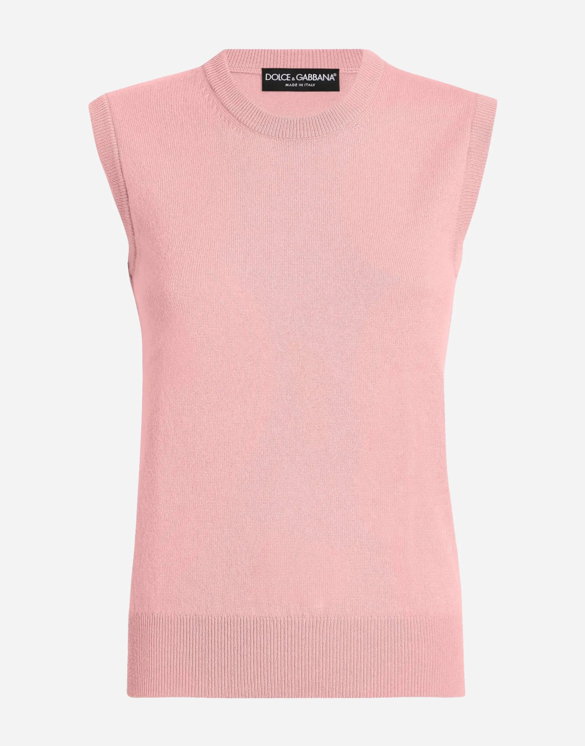 Dolce & Gabbana Sleeveless Cashmere Top